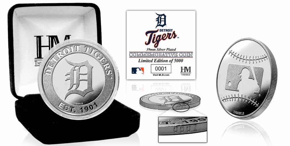 Detroit Tigers Silver Coin