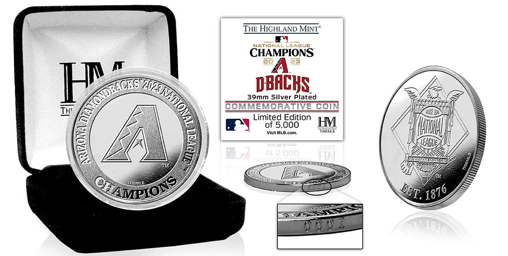 Arizona Diamondbacks 2023 National League Champions Silver Coin