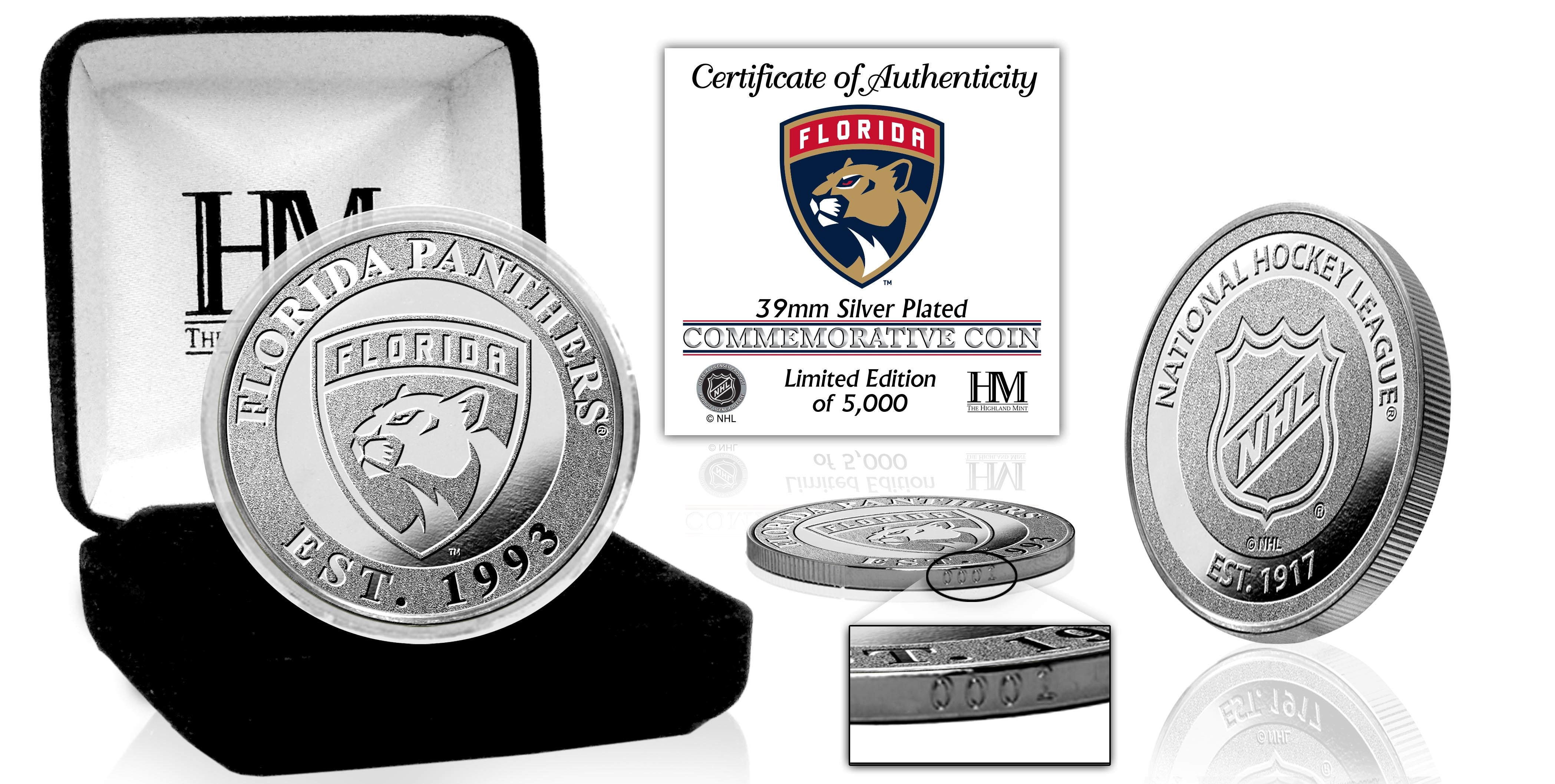 Florida Panthers Silver Mint Coin