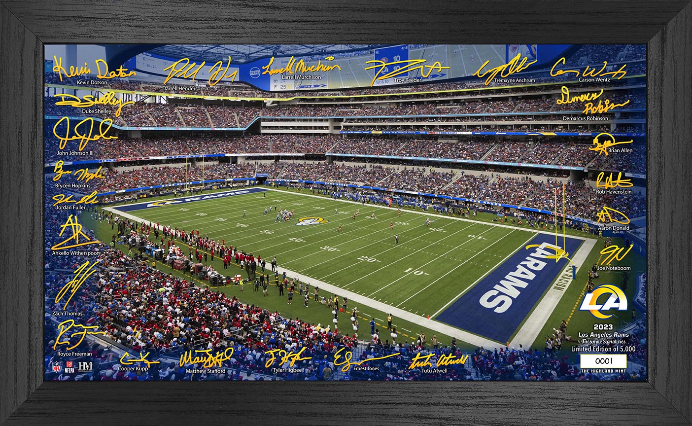 Los Angeles Rams 2023 NFL Signature Gridiron