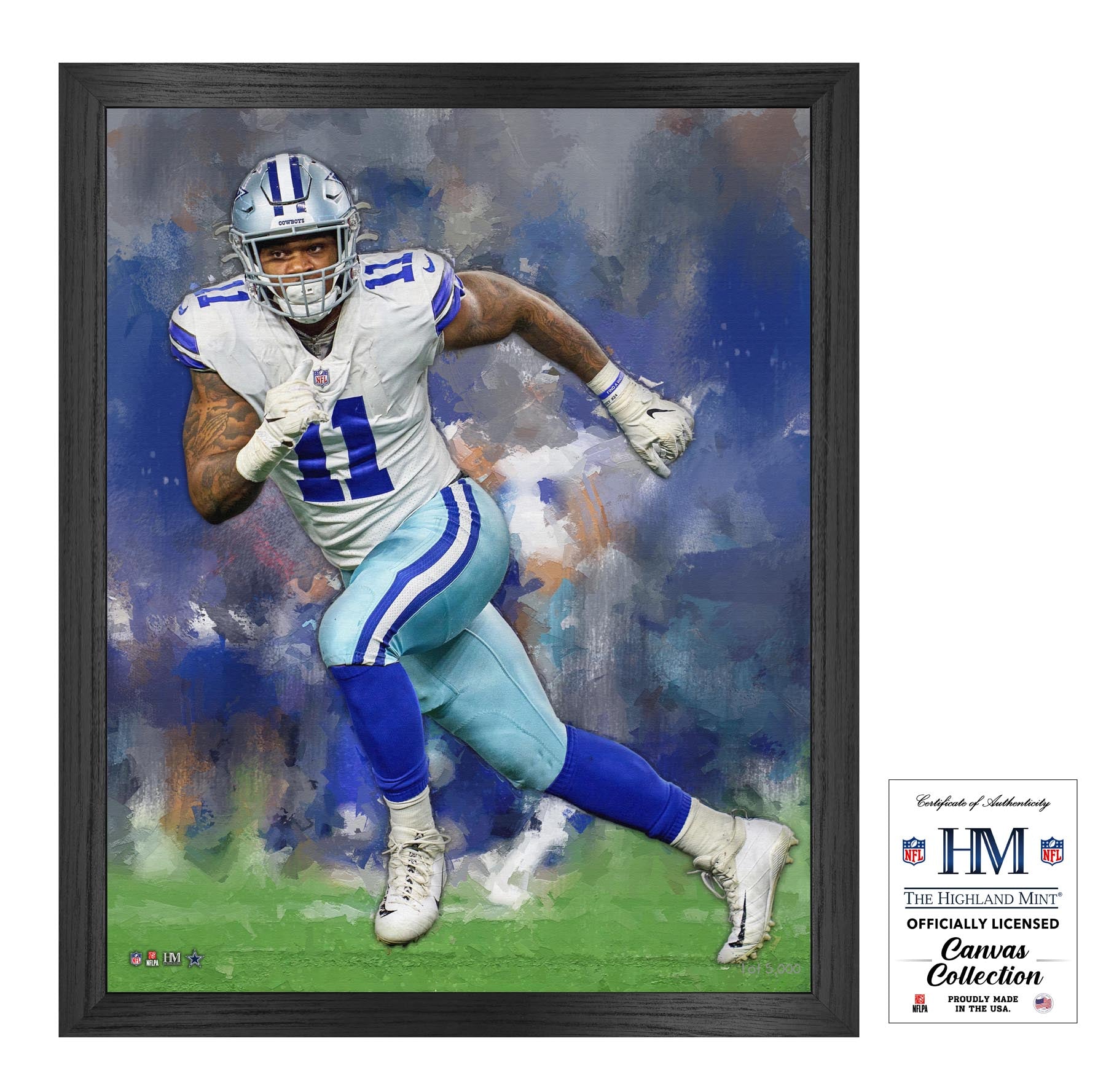 Micah Parsons Dallas Cowboys Framed Canvas