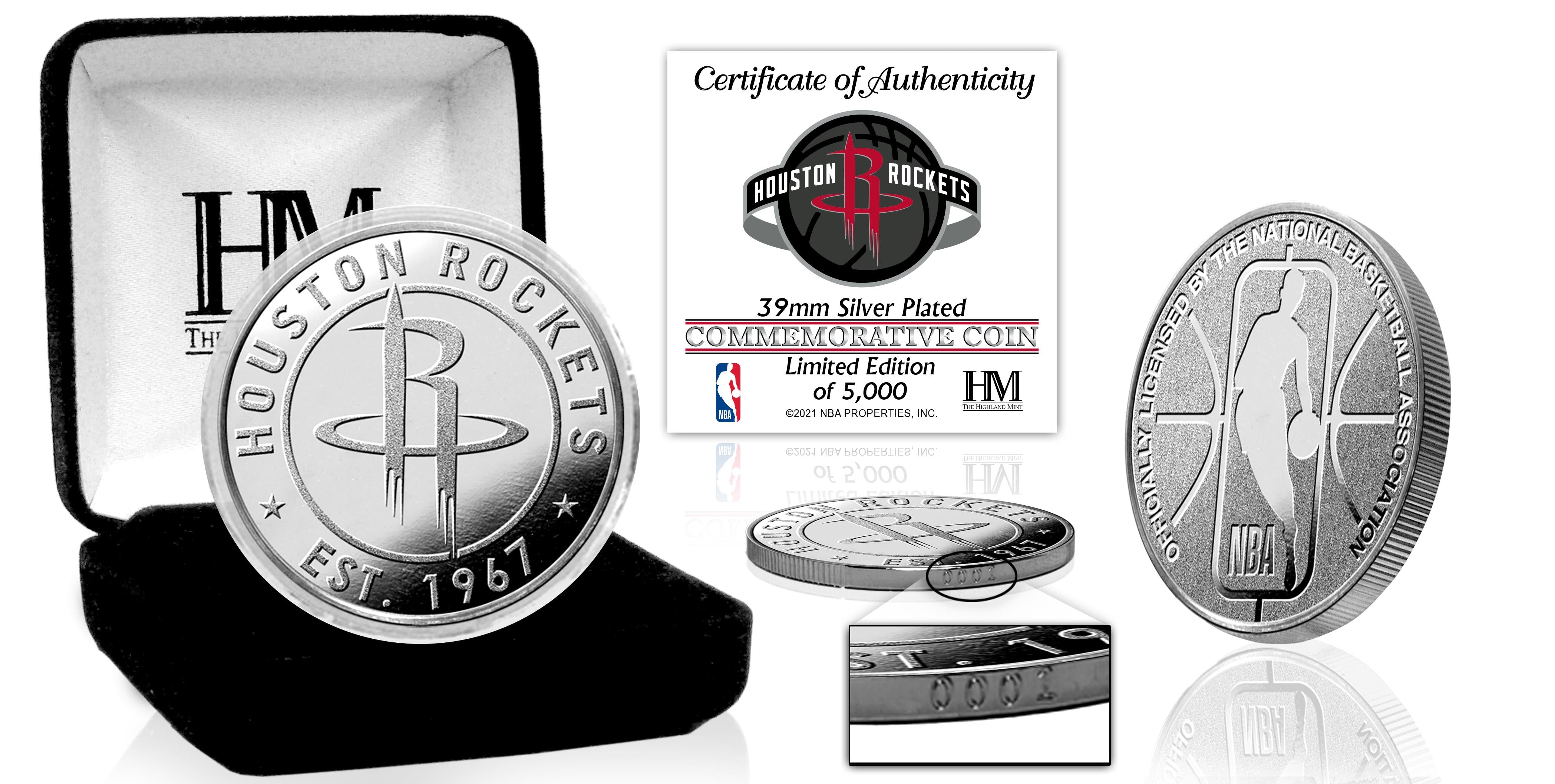 Houston Rockets Silver Mint Coin