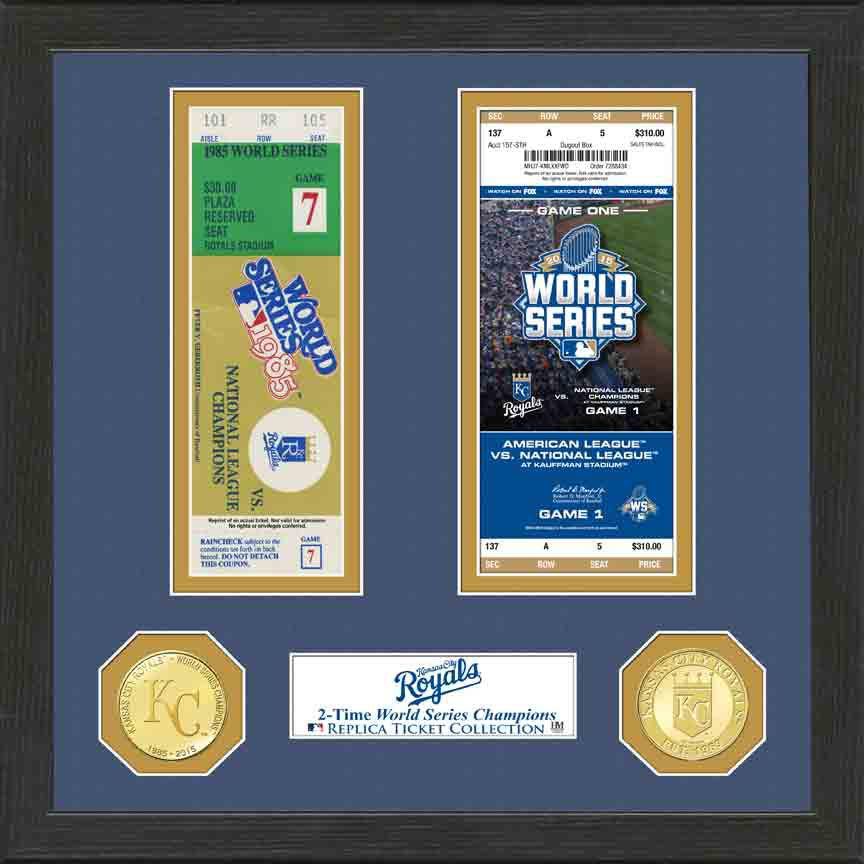 Kansas City Royals World Series Ticket Collection