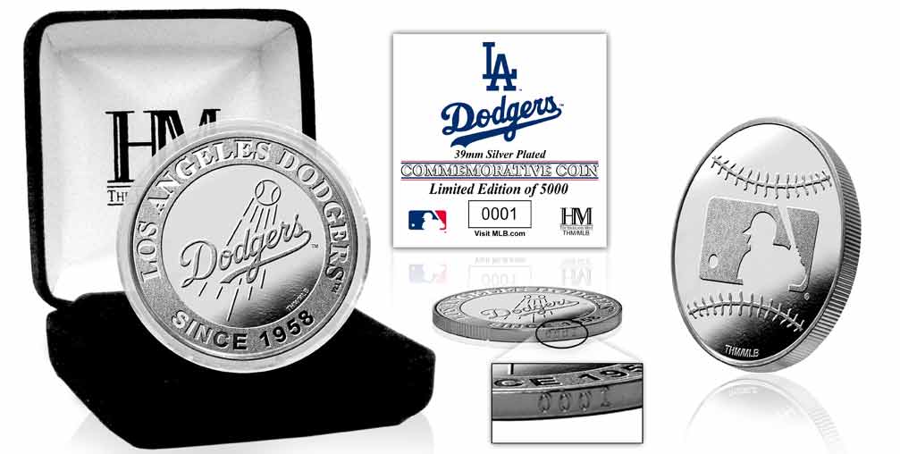 Los Angeles Dodgers Silver Coin