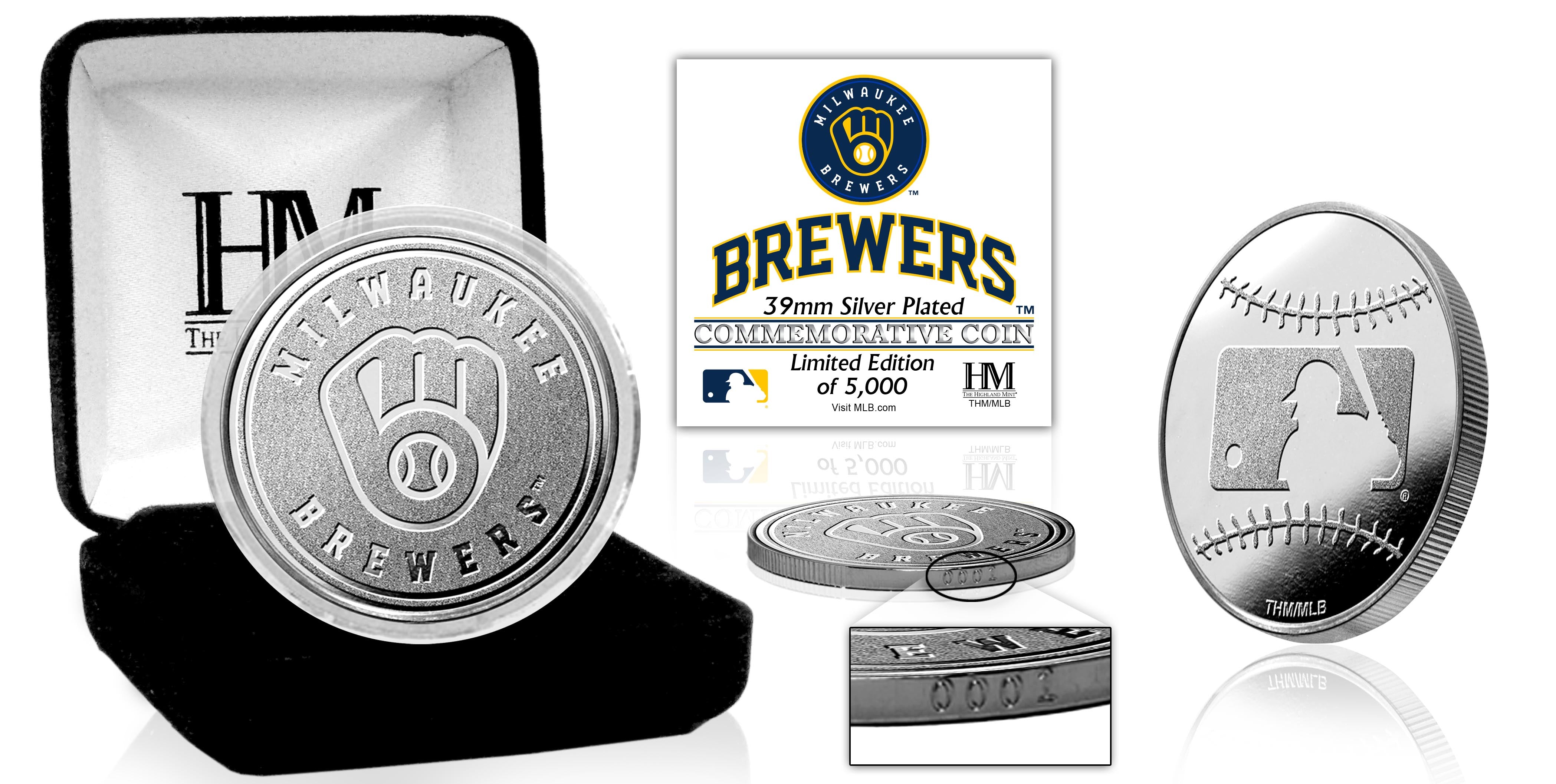 Milwaukee Brewers Silver Mint Coin
