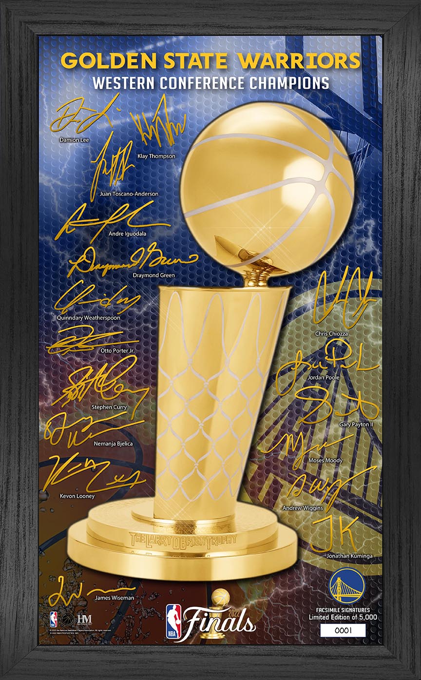 Golden State Warriors 2022 NBA Finals Signature Trophy