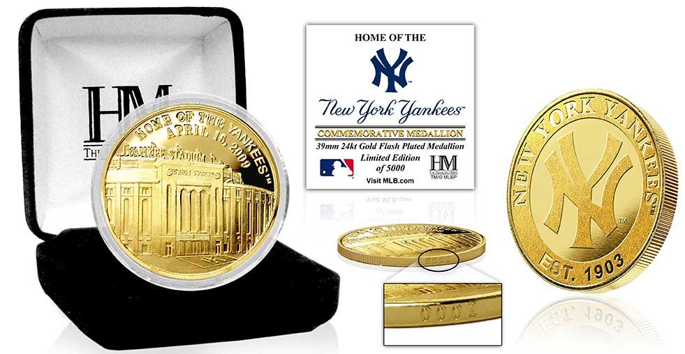 New York Yankees Stadium Gold Mint Coin