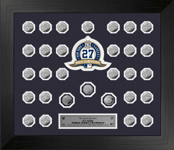 New York Yankees World Series 30 Coin Collection Frame