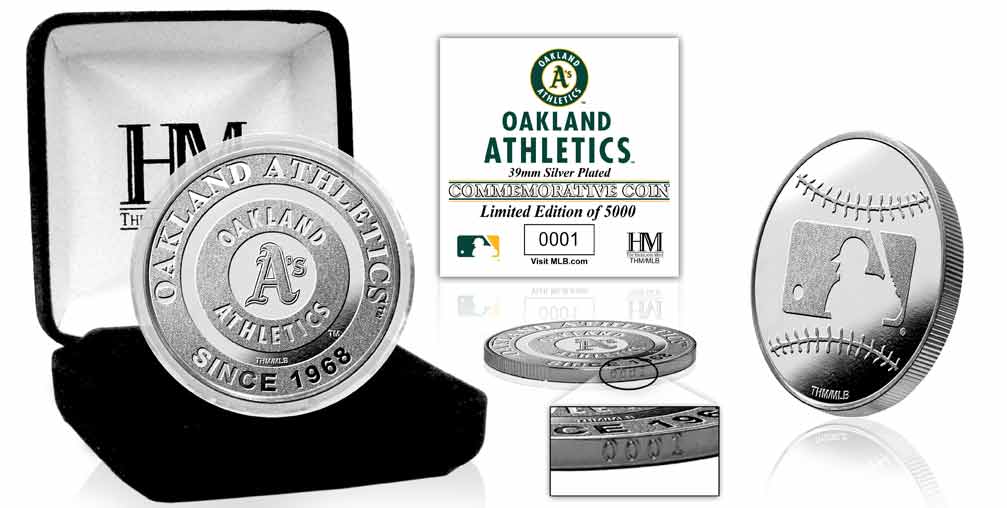 Oakland Athletics Silver Coin