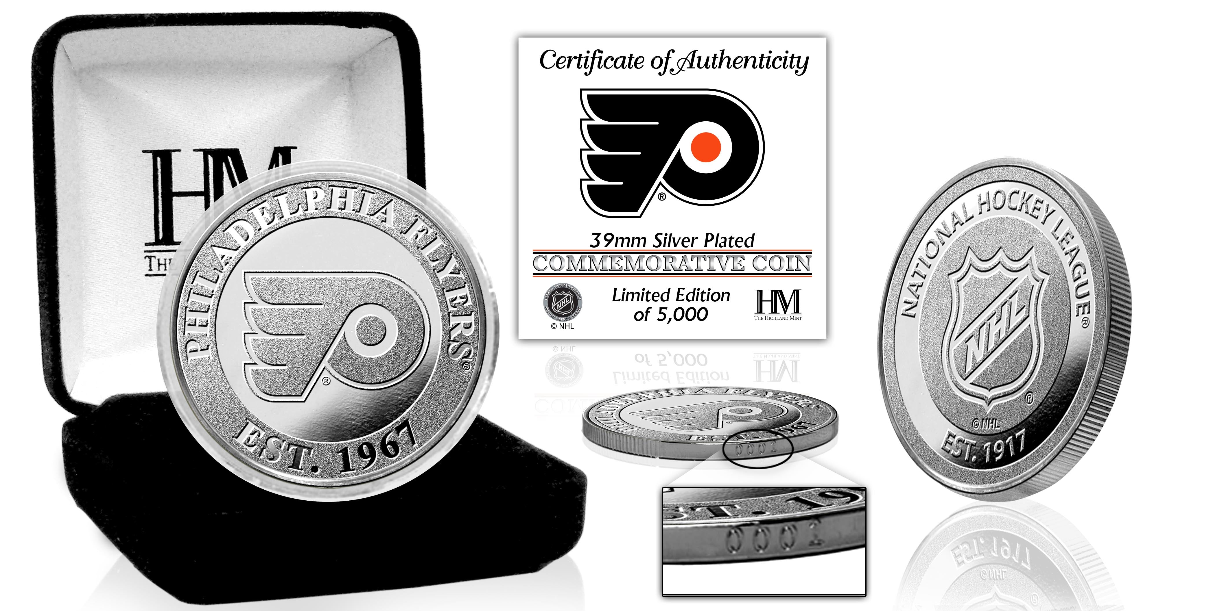 Philadelphia Flyers Silver Mint Coin