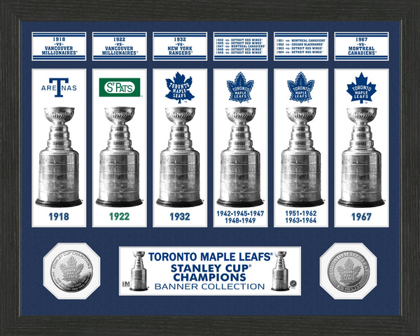 Toronto Maple Leafs Stanley Cup Banner Collection Photo Mint