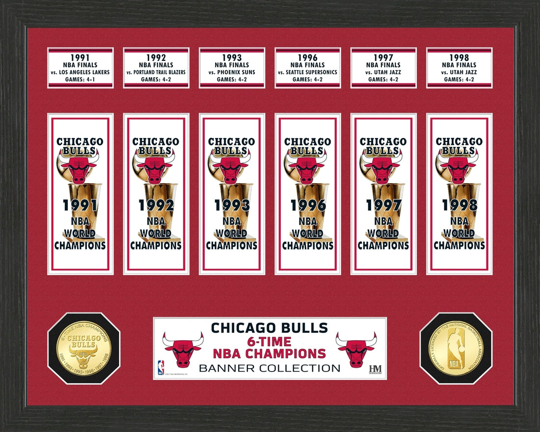 Chicago Bulls "Banner" Bronze Coin Photo Mint