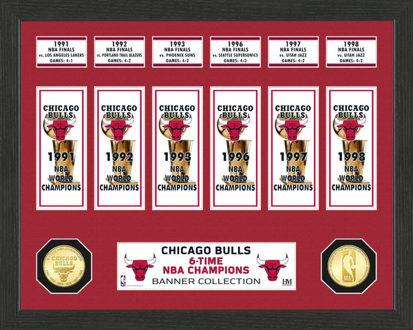 Chicago Bulls "Banner" Bronze Coin Photo Mint