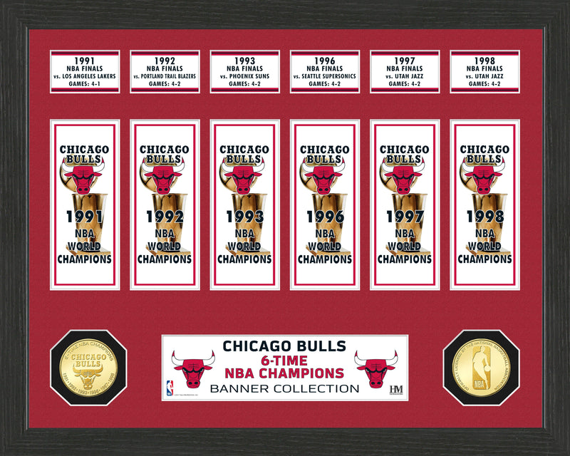 Chicago Bulls "Banner" Bronze Coin Photo Mint