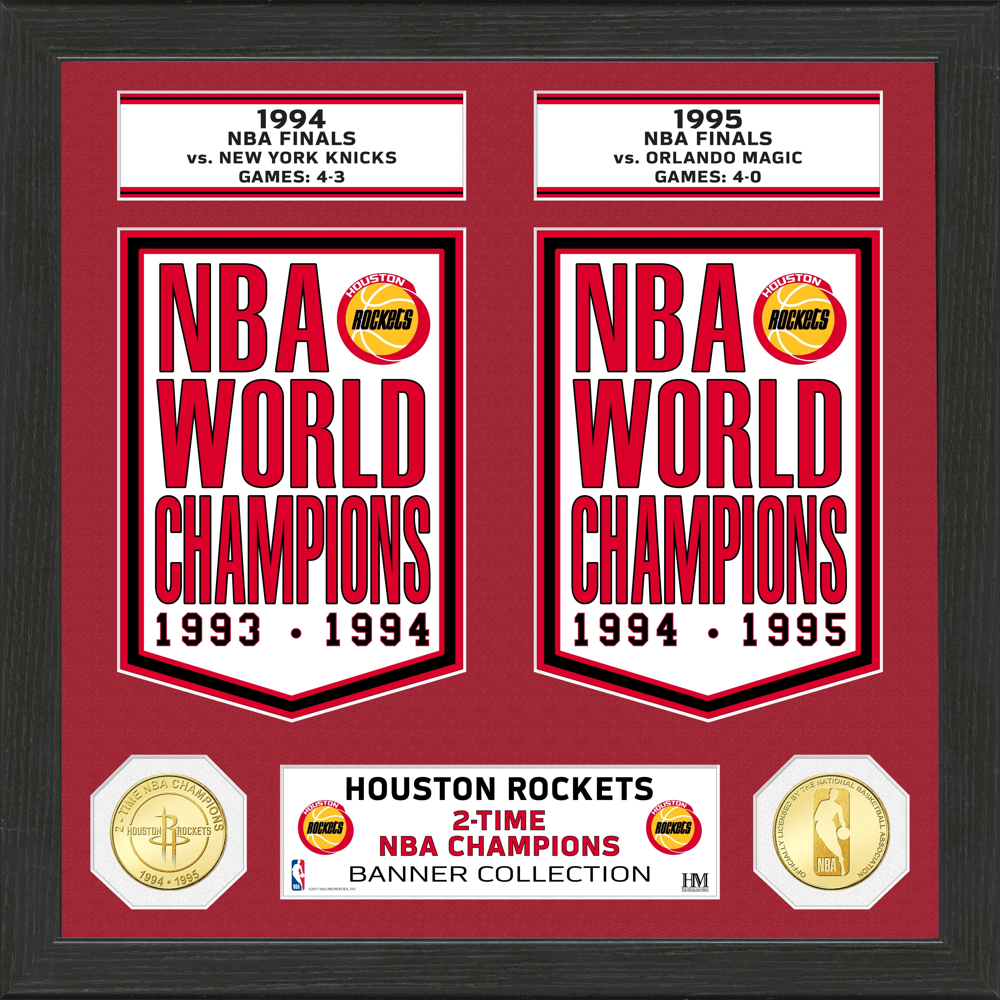 Houston Rockets "Banner" Bronze Coin Photo Mint
