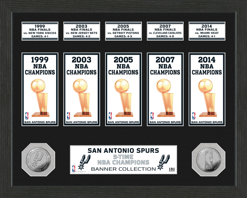 San Antonio Spurs "Banner" Minted Coin Photo Mint