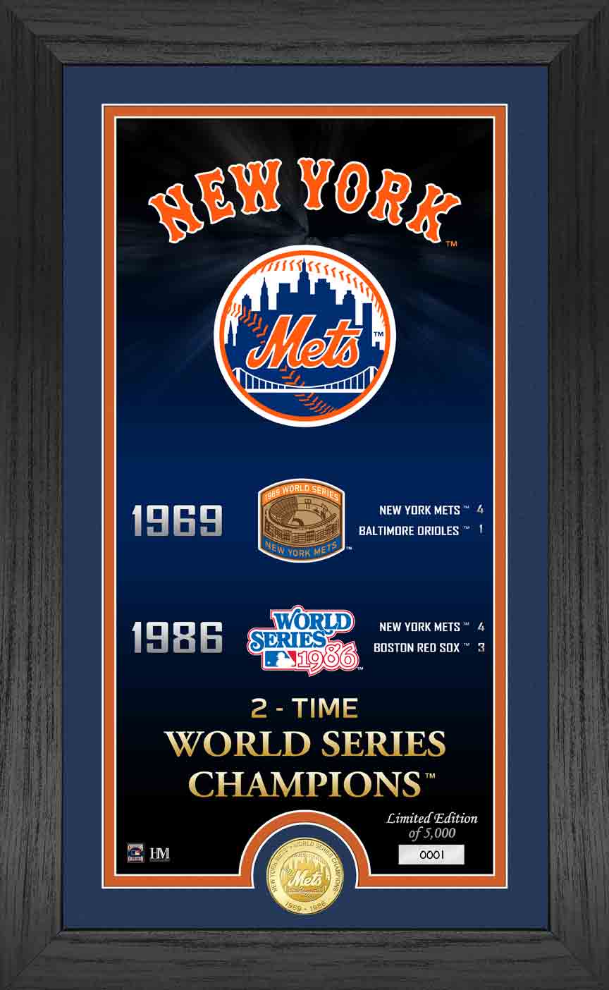 New York Mets "Legacy" Bronze Coin Photo Mint