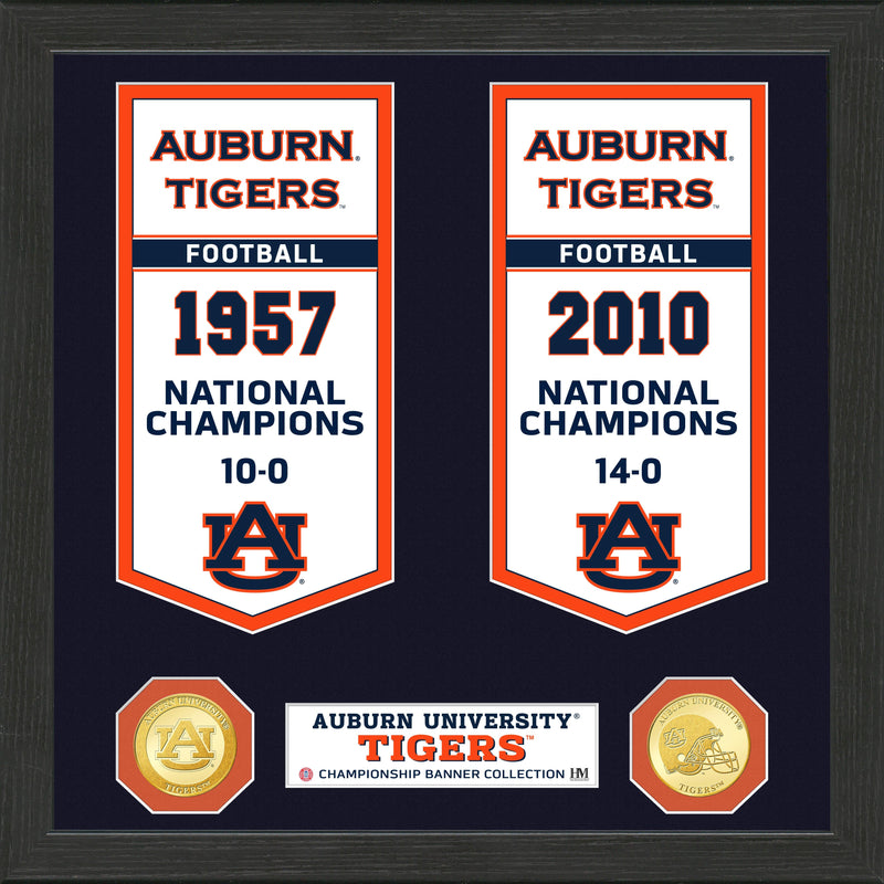Auburn University Tigers National Champions Banner Collection Photo Mint