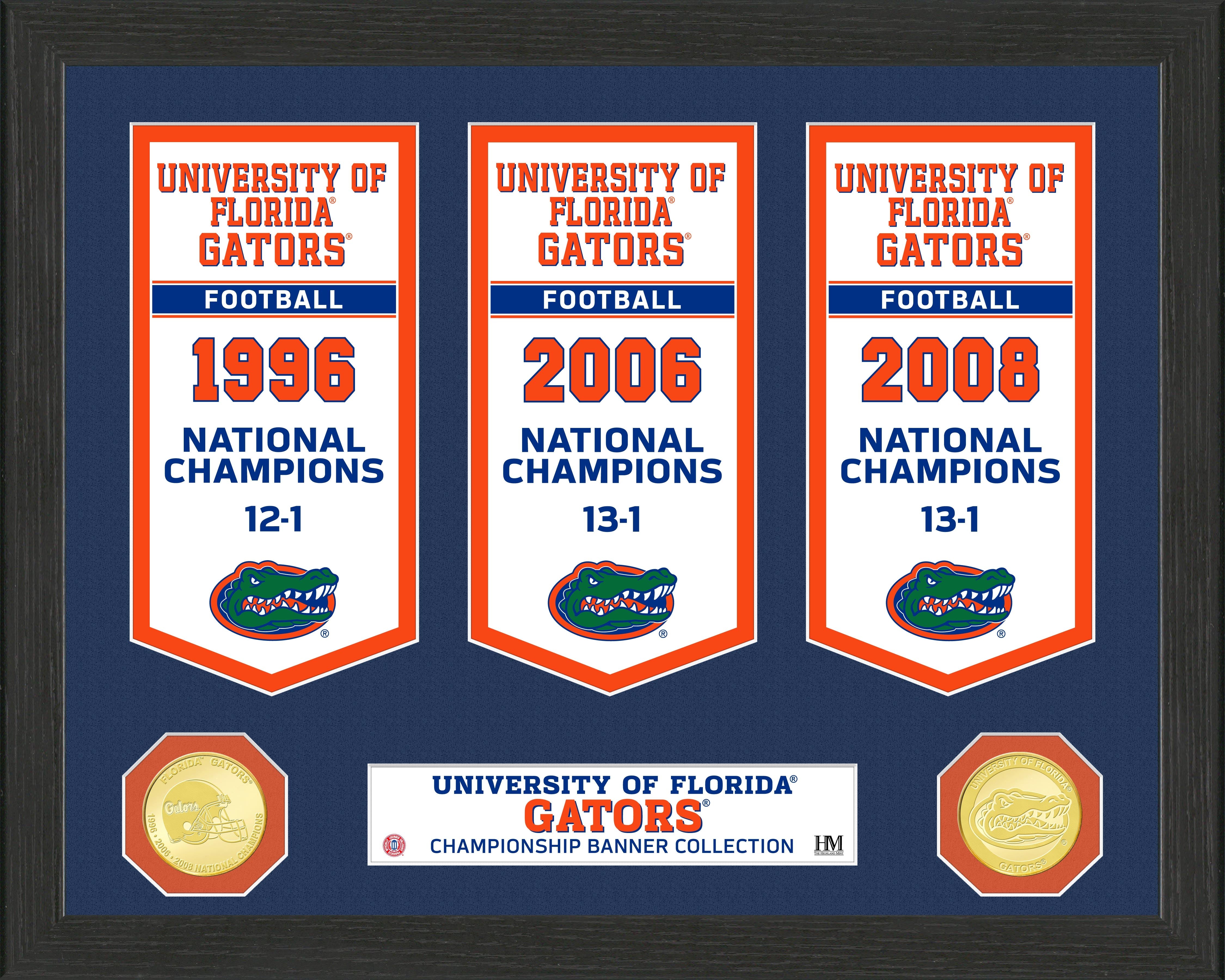 University of Florida National Champions Banner Collection Photo Mint