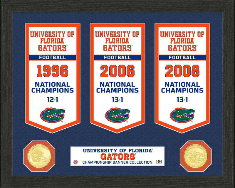 University of Florida National Champions Banner Collection Photo Mint