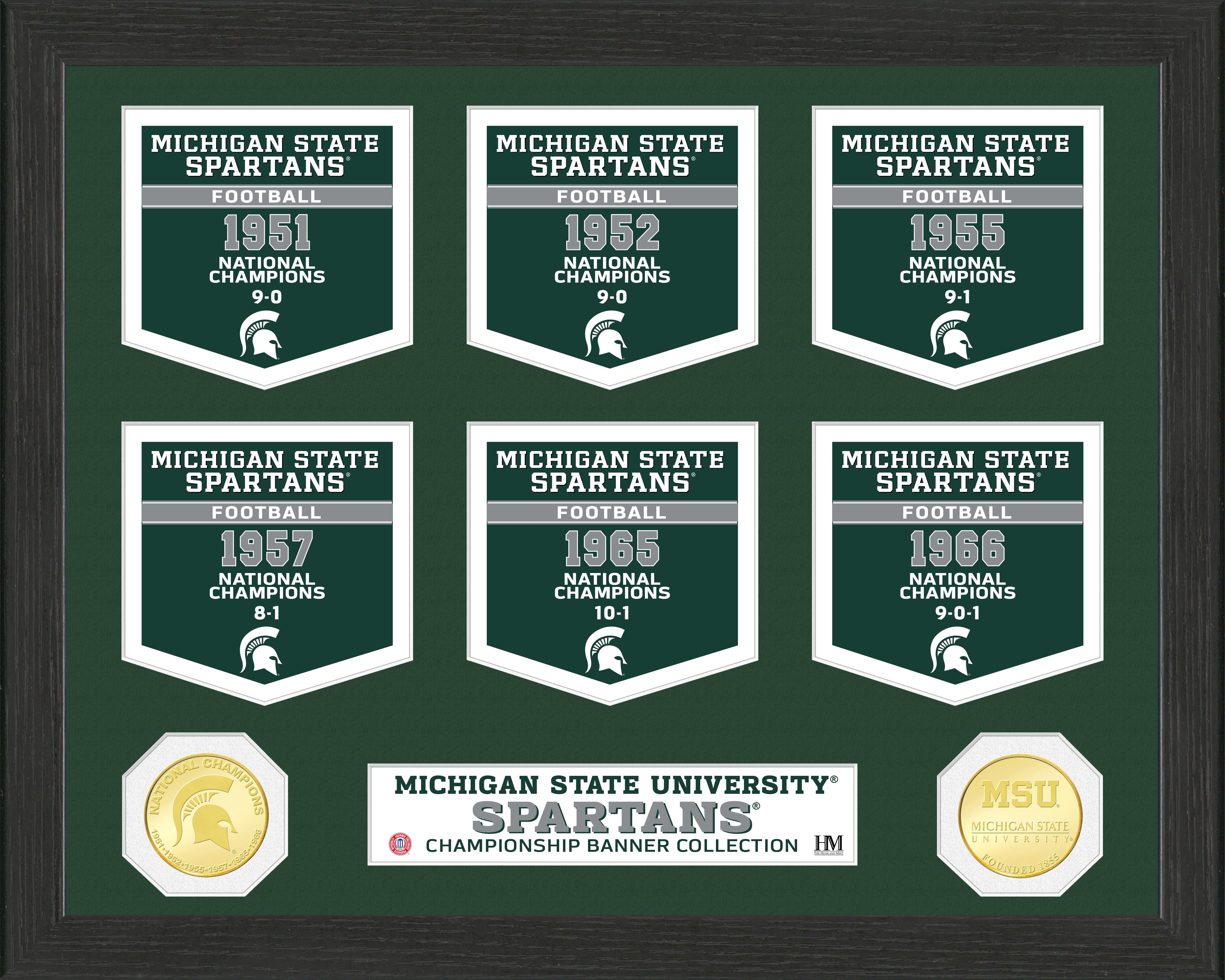 Michigan State University National Champions Banner Collection Photo M michigan-state-university-national-champions-banner-collection-photo-m