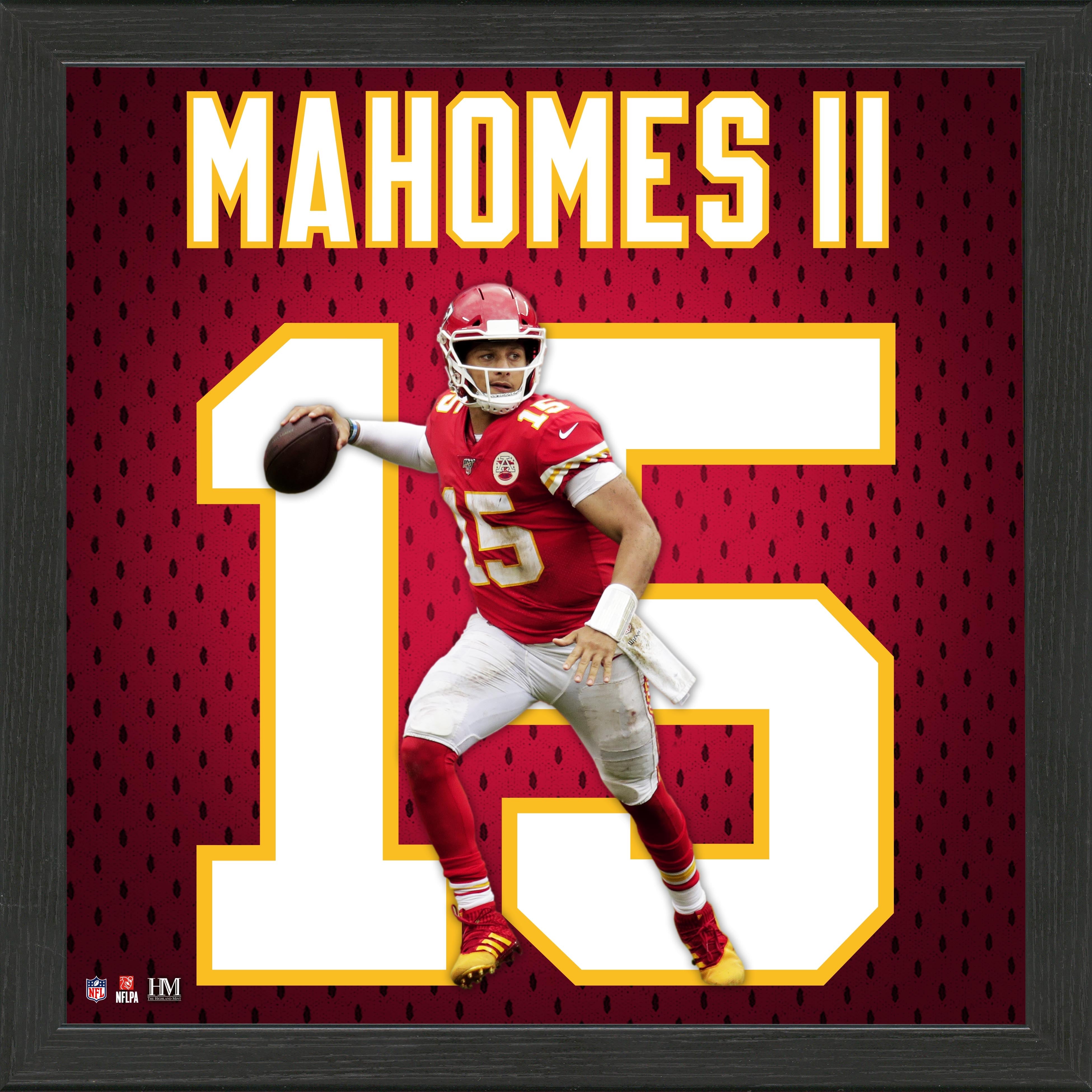 Patrick Mahomes Jersey Number Frame