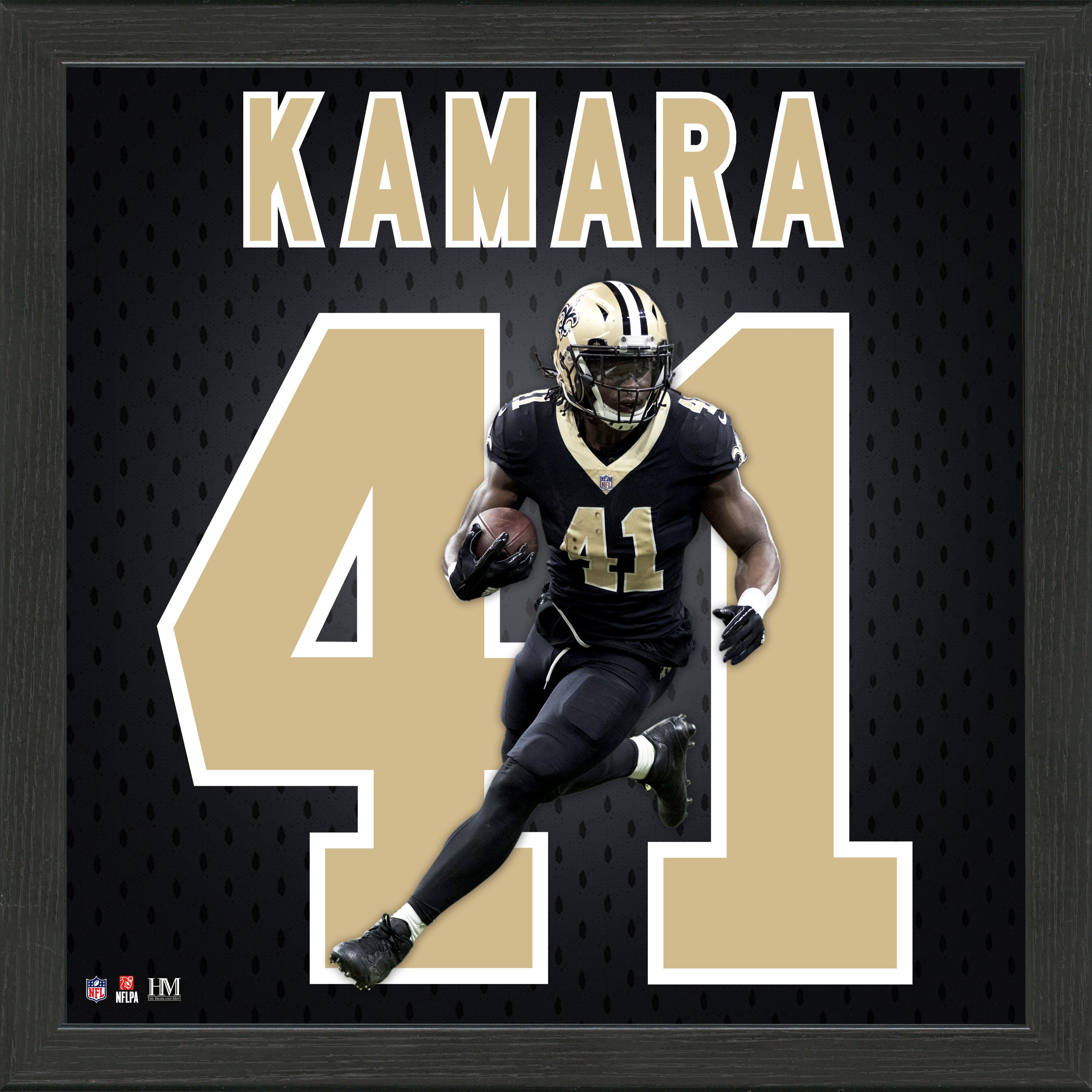 Alvin Kamara Jersey Number Frame