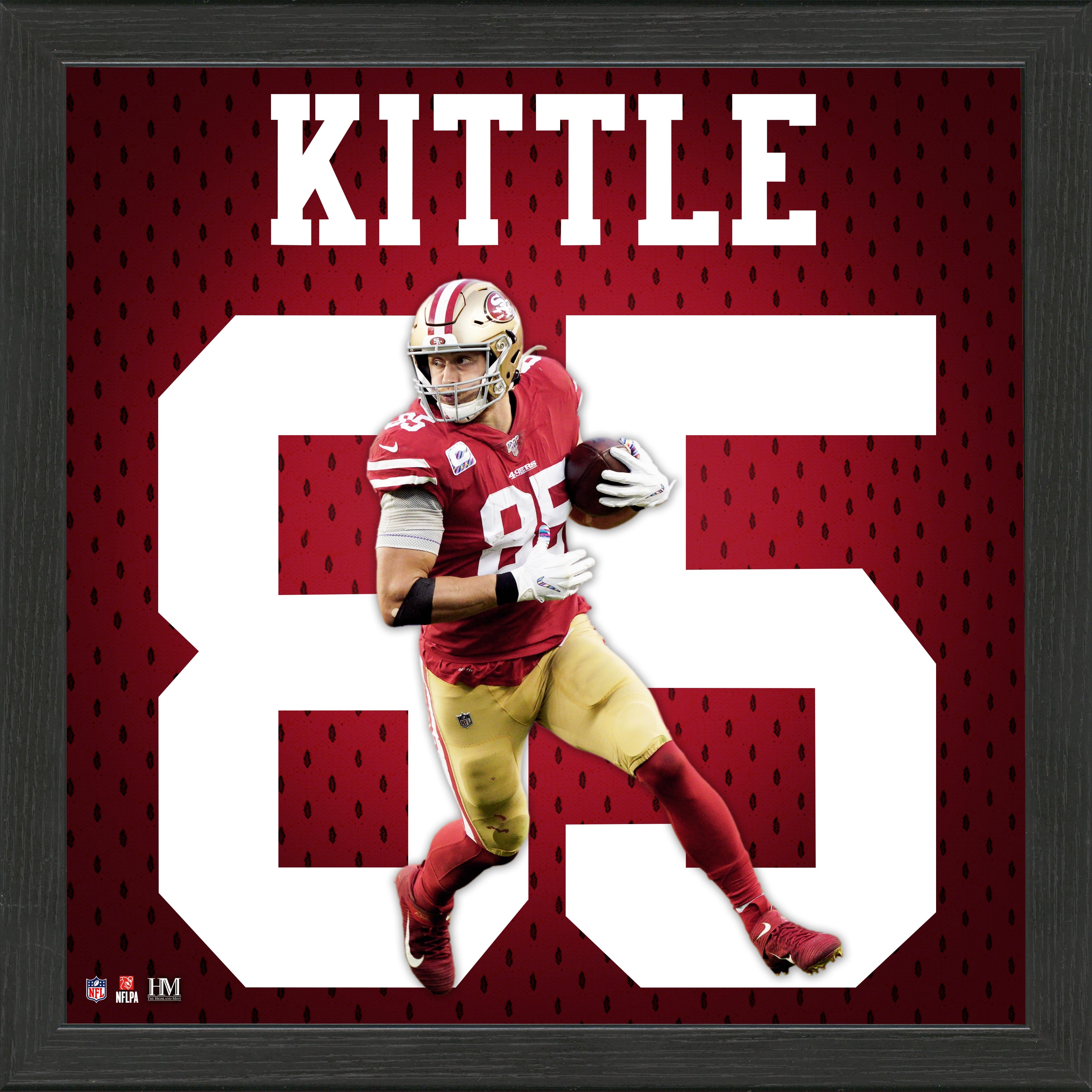 George Kittle Jersey Number Frame