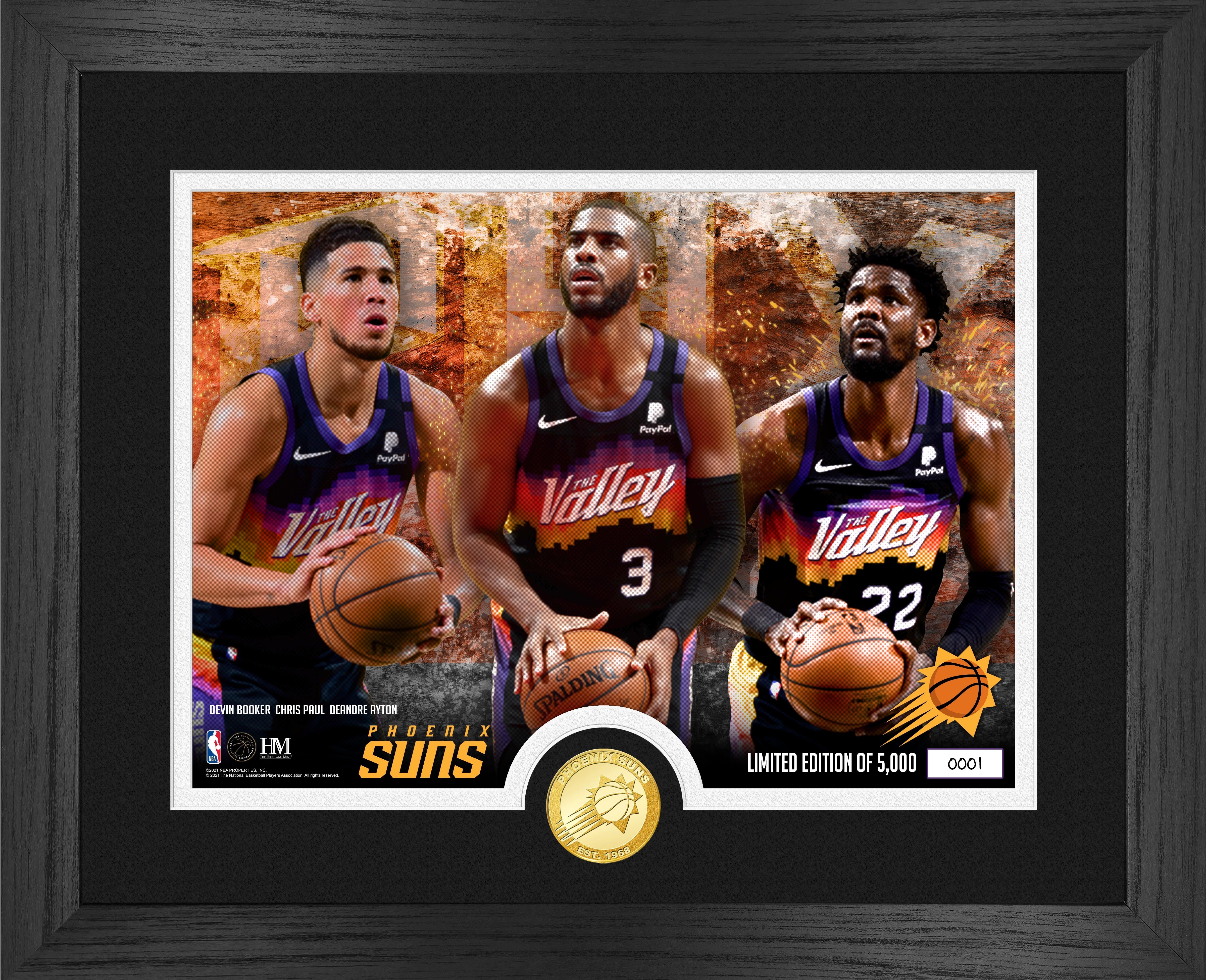 Phoenix Suns Team Force Bronze Coin Photo Mint