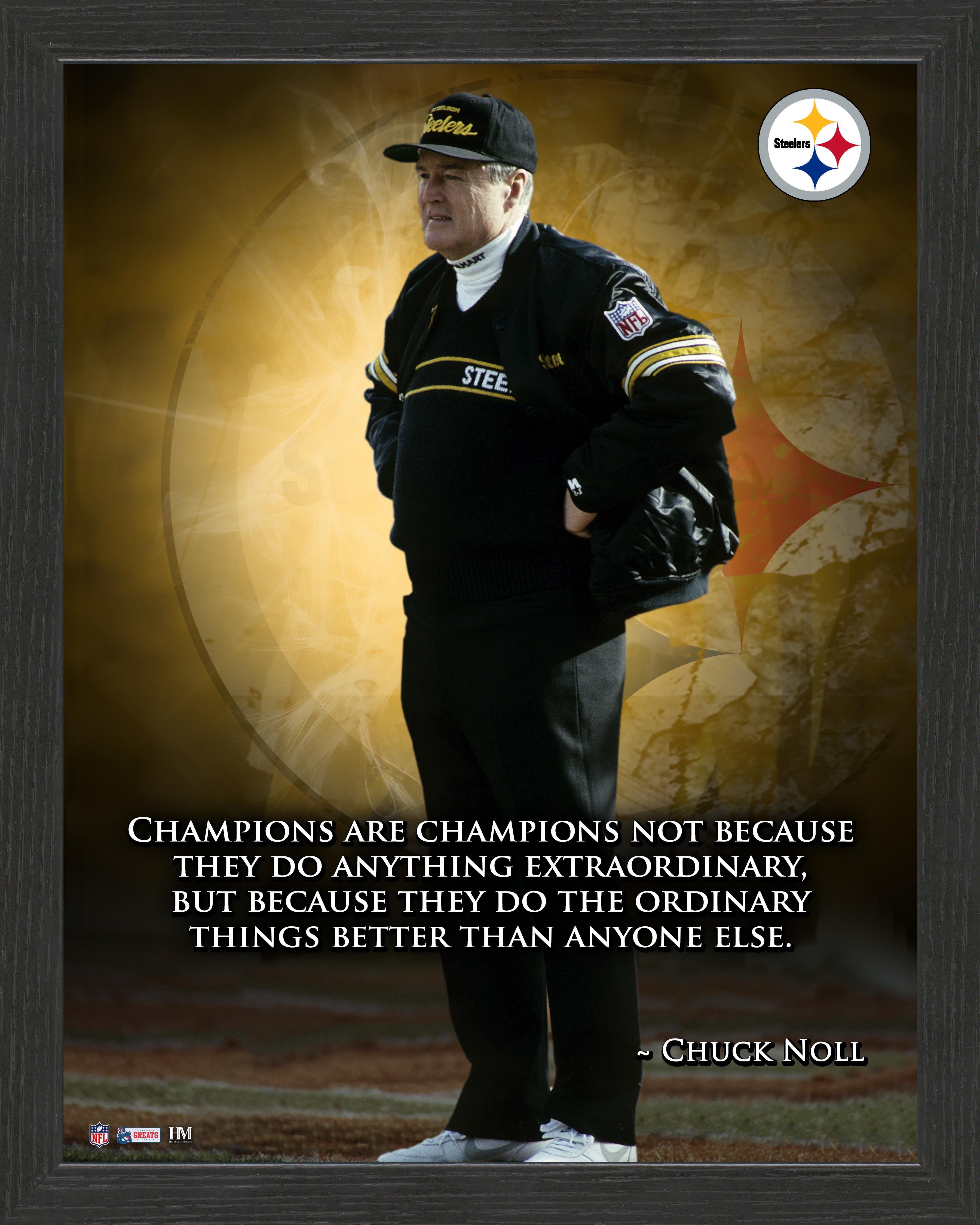 Chuck Noll Inspiration Frame