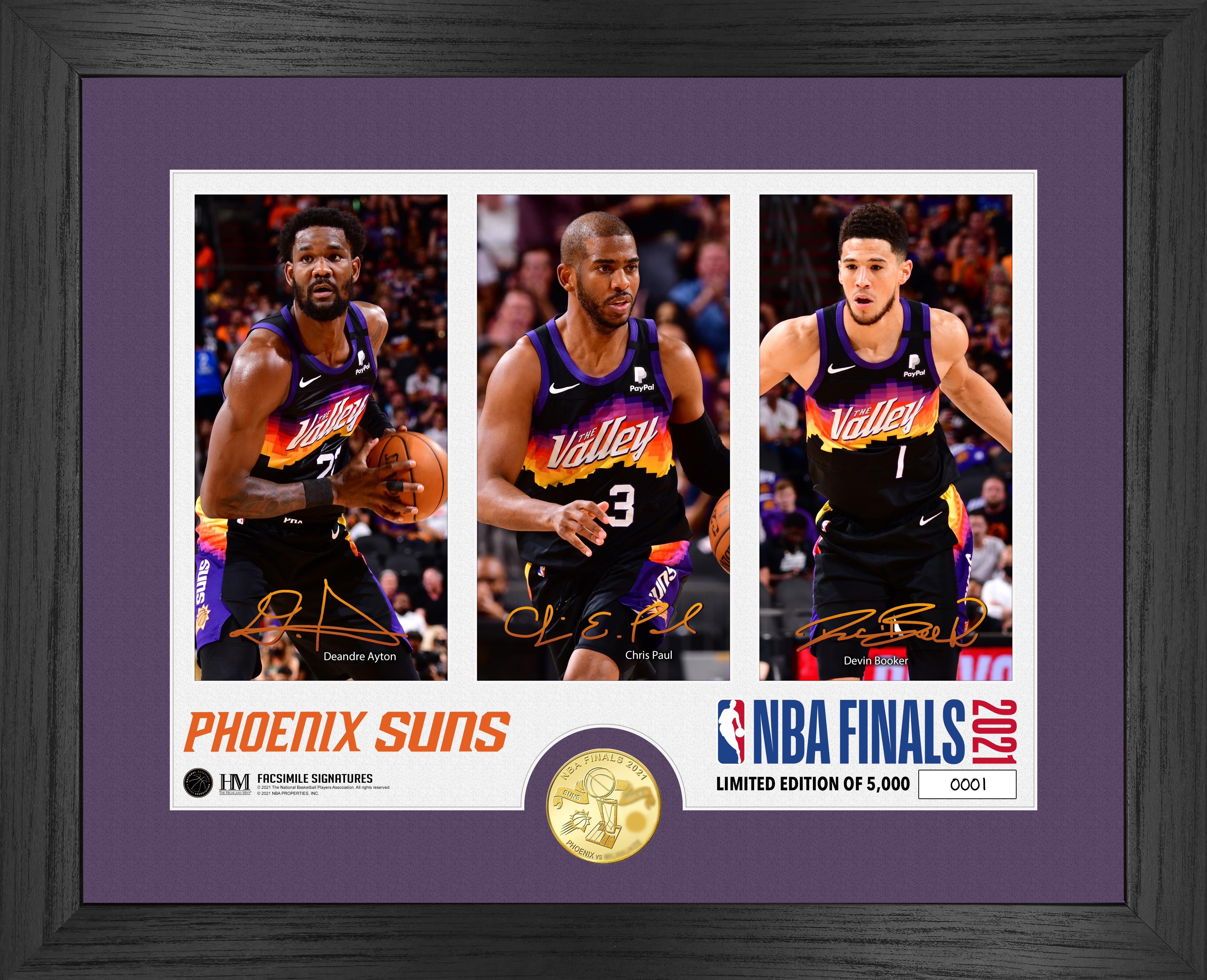 Phoenix Suns 2021 NBA Finals Team Force Bronze Coin Photo Mint