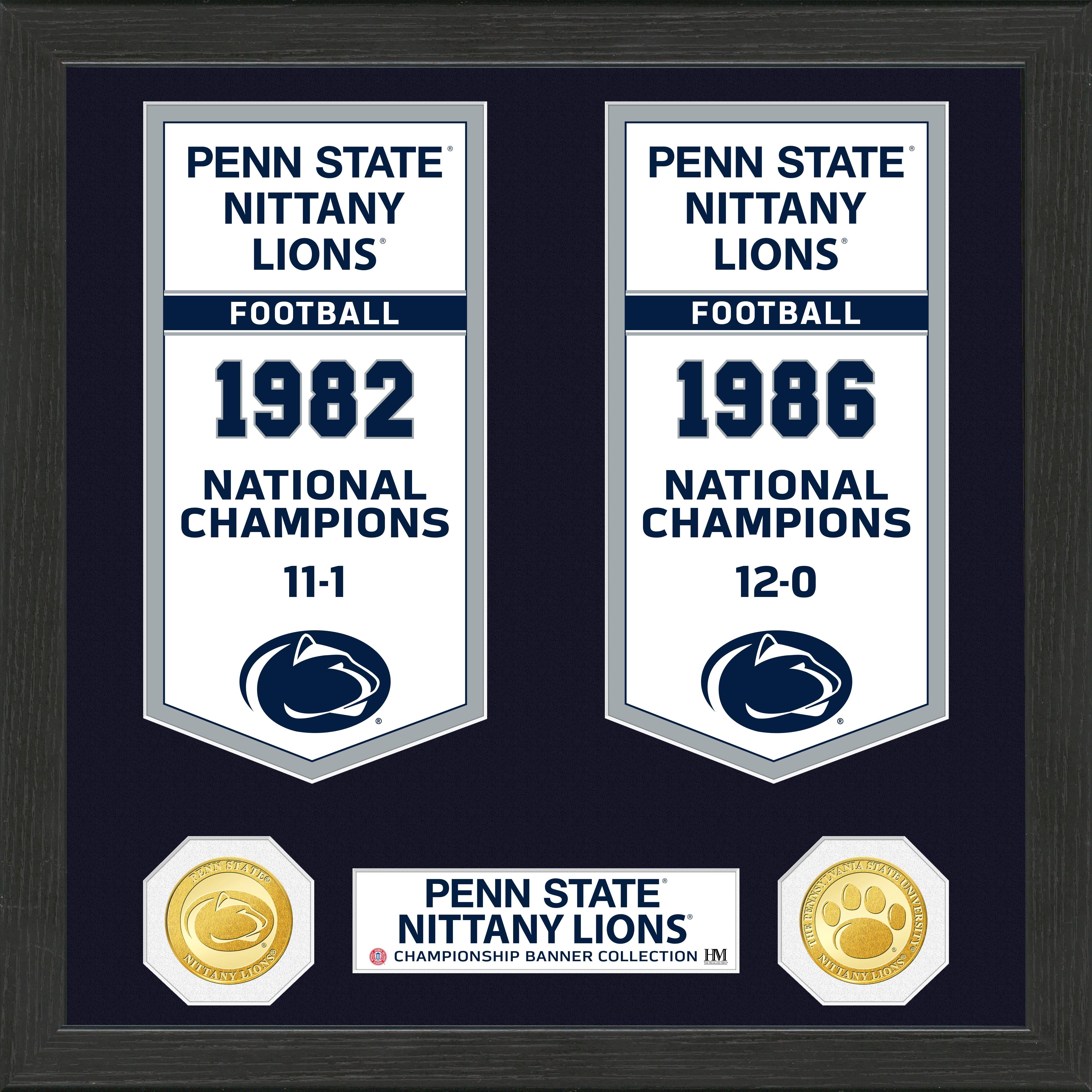Penn State University Bronze Coin Banner Collection Photo Mint