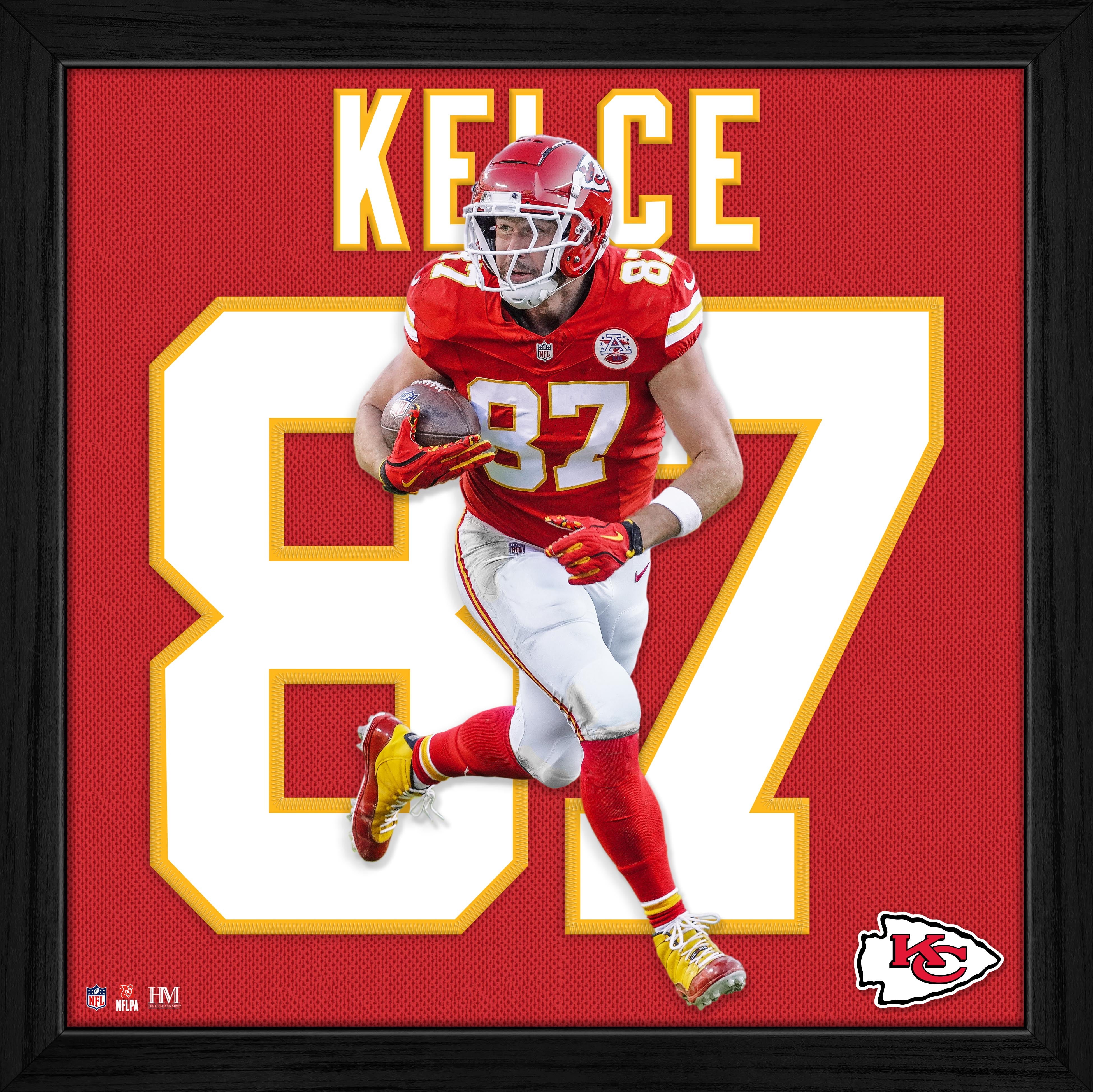 Travis Kelce NFL Impact Jersey Frame