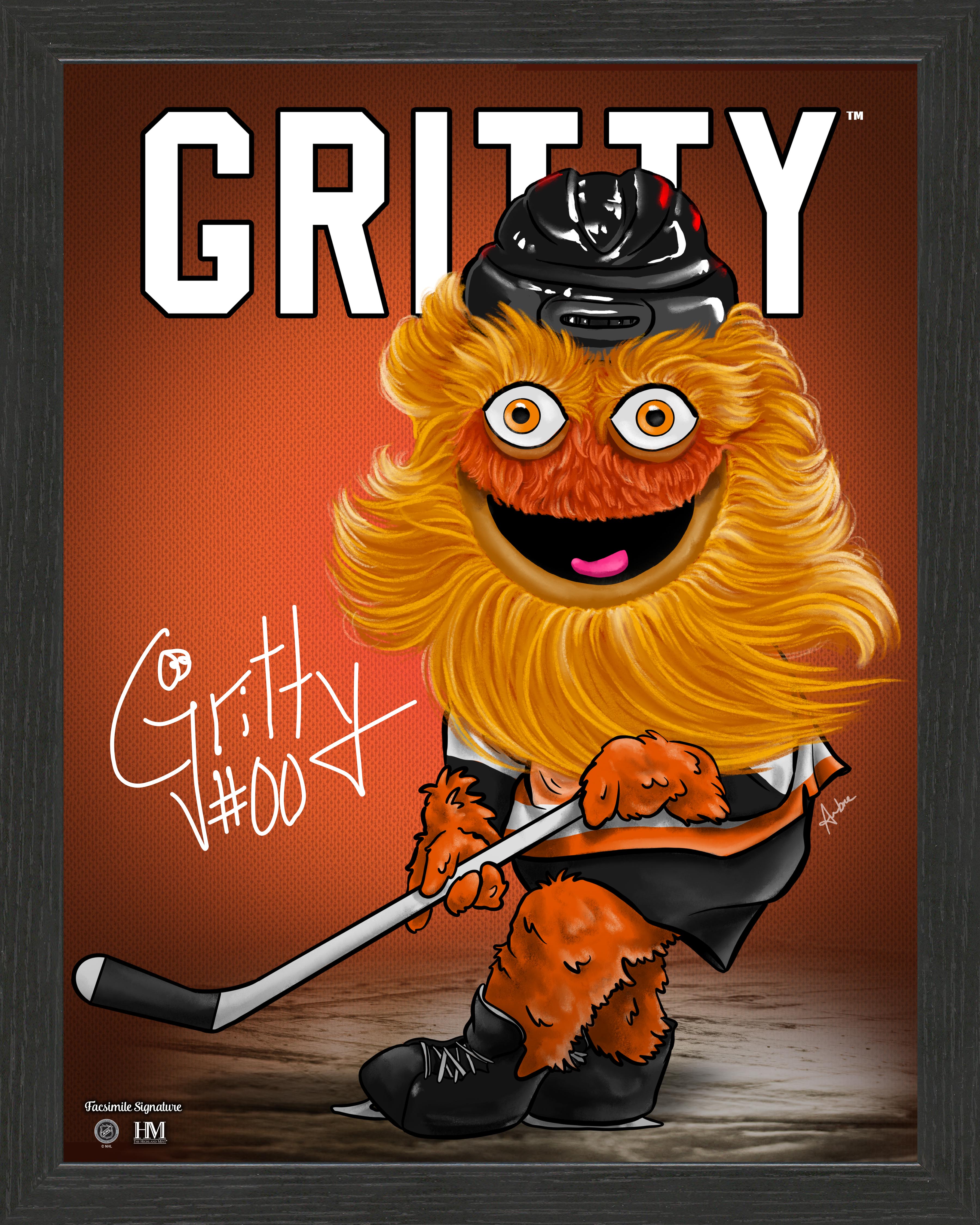Philadelphia Flyers Gritty Framed Dynamo