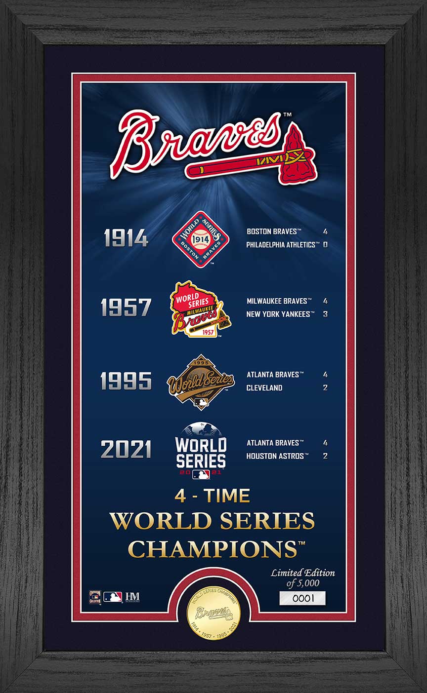 Atlanta Braves "Legacy" Supreme Bronze Coin Photo Mint