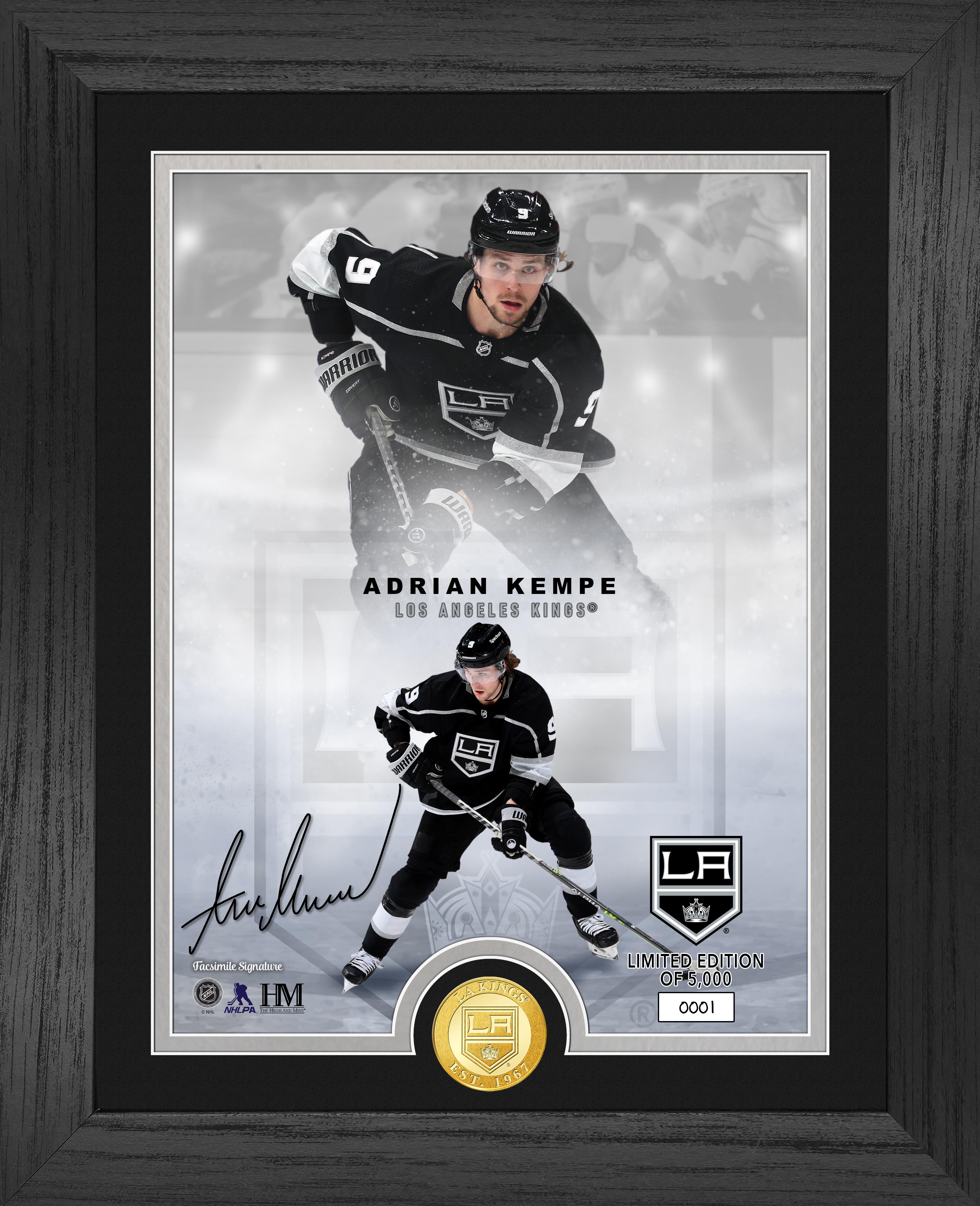 Los Angeles Kings Adrian Kempe Legends Silver Coin Photo Mint