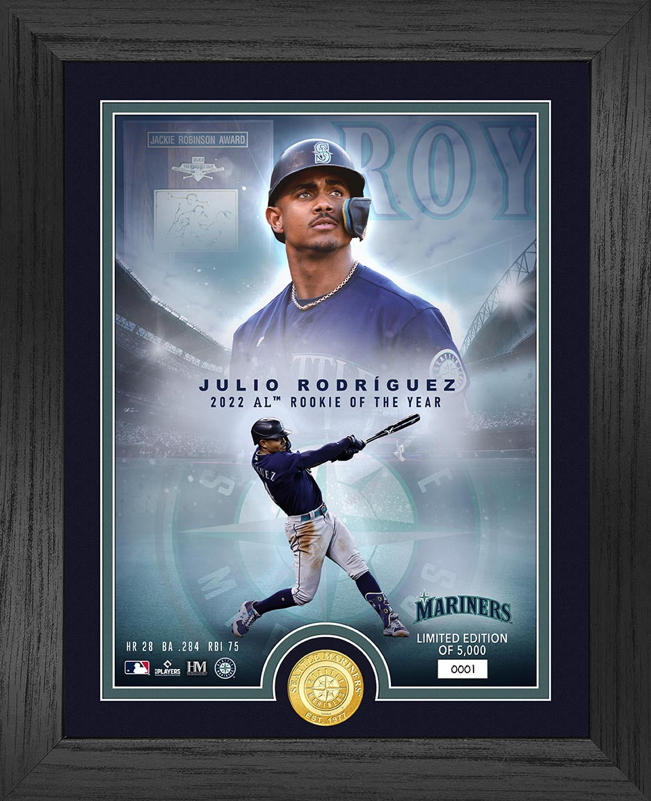 Julio Rodriguez 2022 A.L. Rookie of the Year Bronze Coin Photo Mint