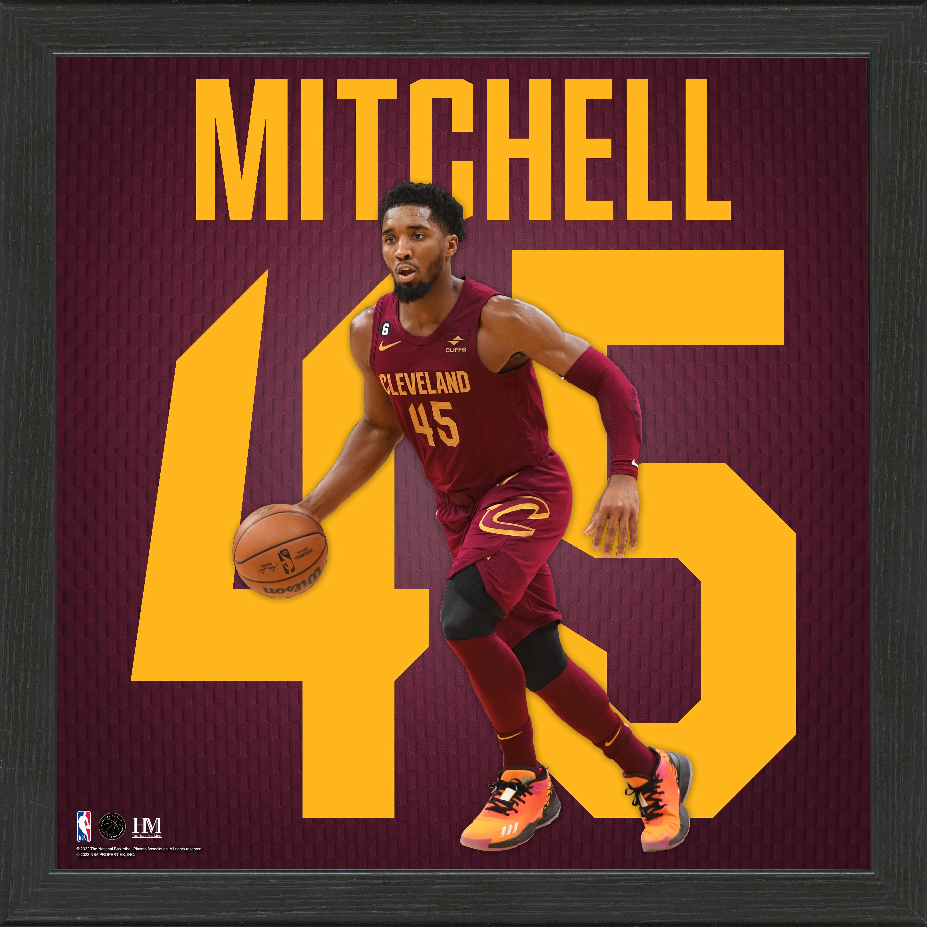 Donovan Mitchell Impact Jersey Frame