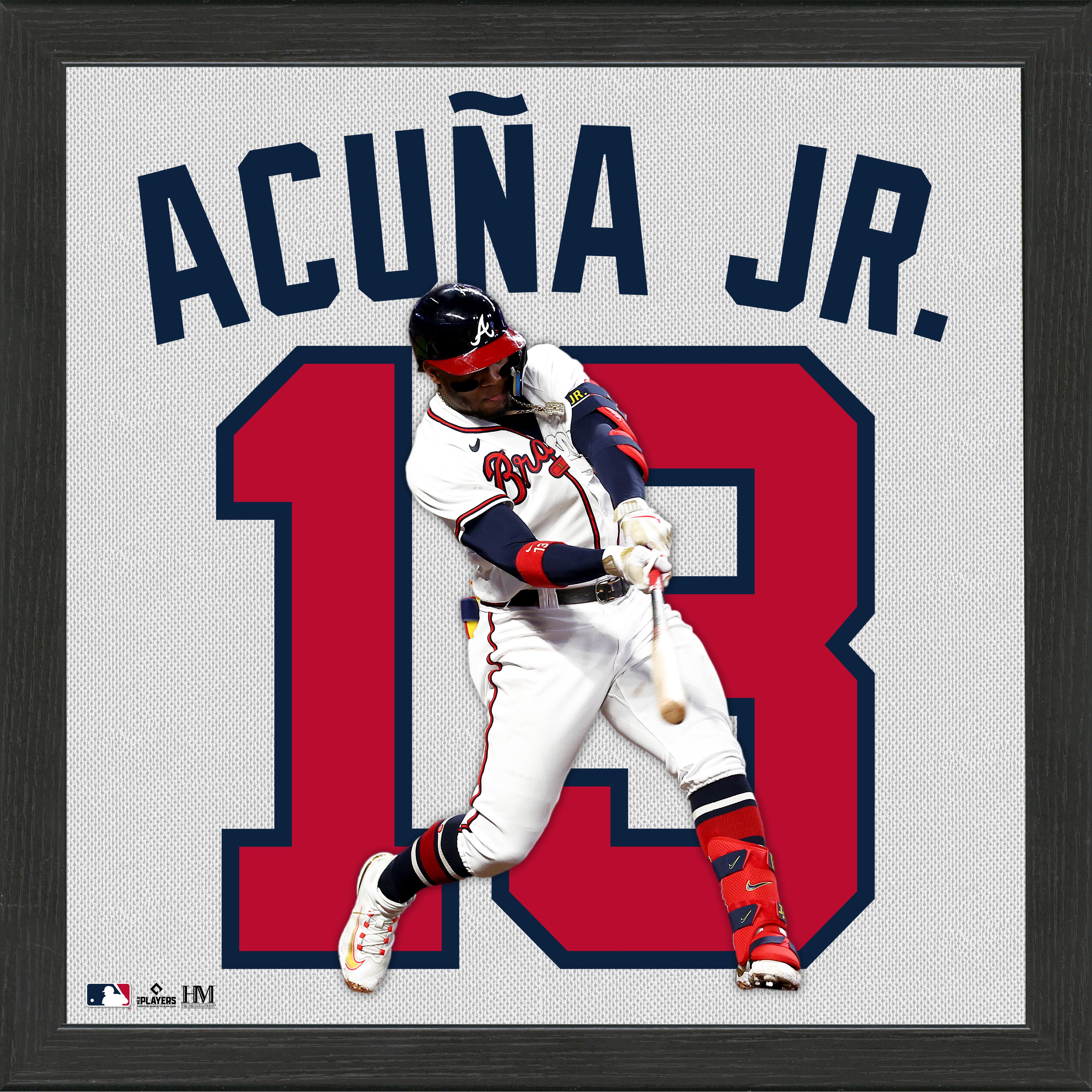 Ronald Acuna Atlanta Braves IMPACT Jersey Frame