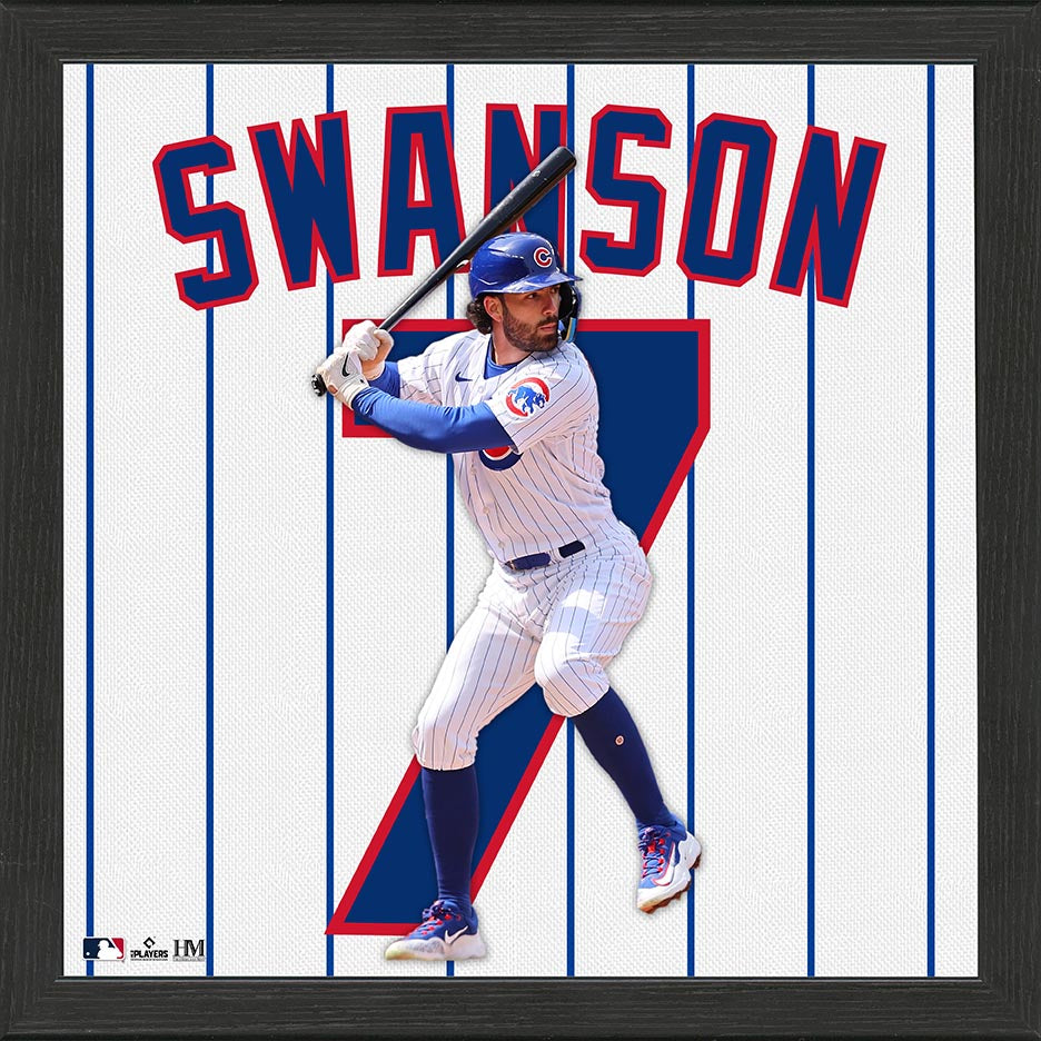 Dansby Swanson Chicago Cubs IMPACT Jersey Frame