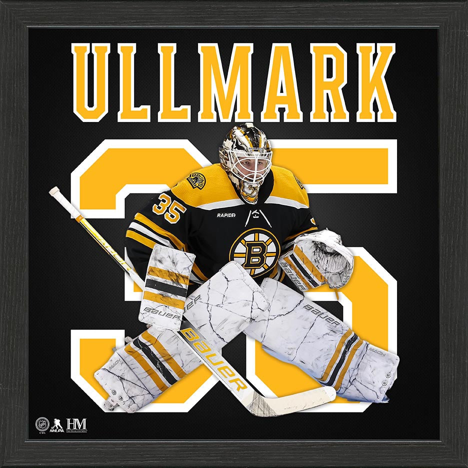 Linus Ullmark Boston Bruins IMPACT Jersey Frame