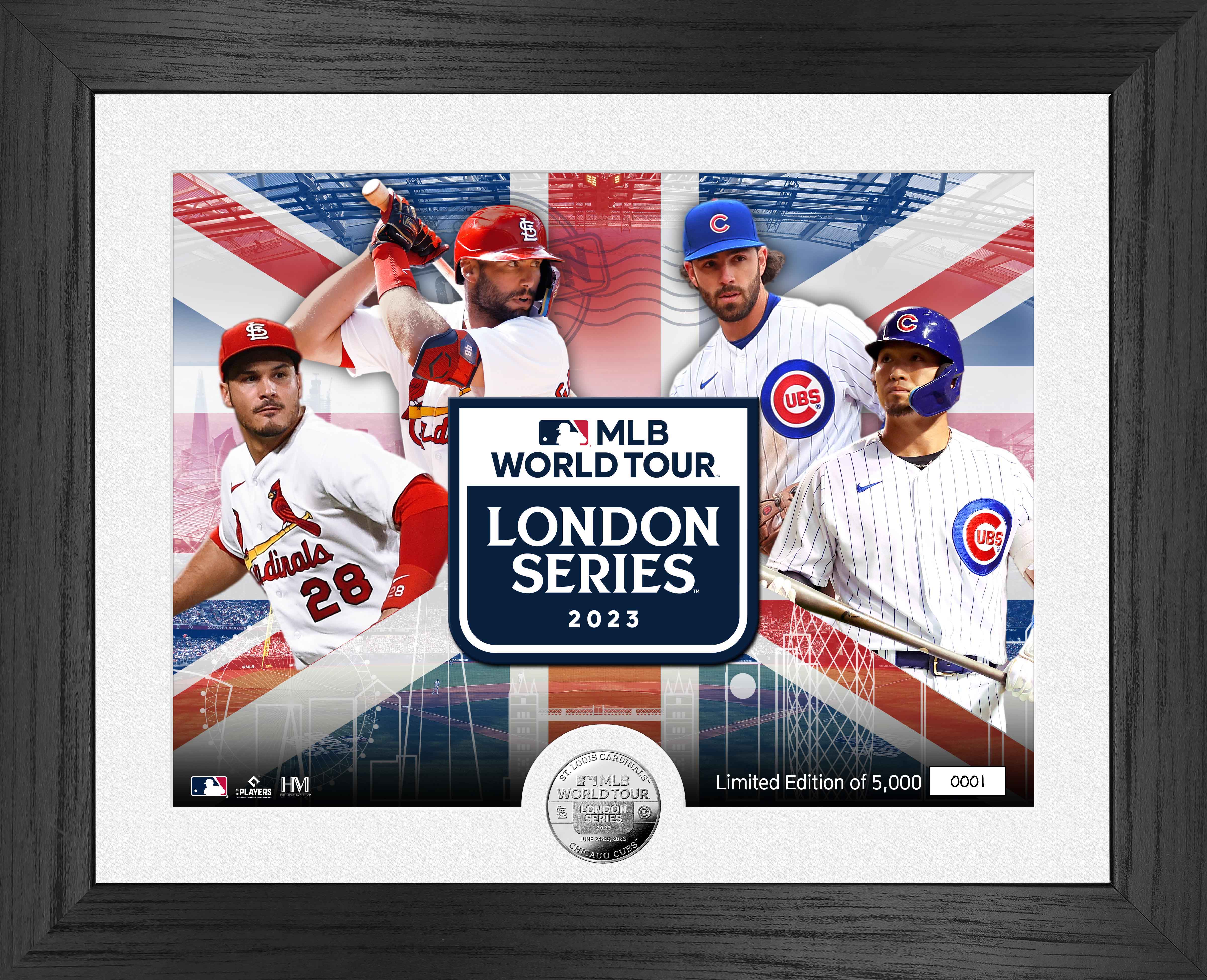 2023 MLB London Series Cardinals vs Cubs Silver Coin Photo Mint