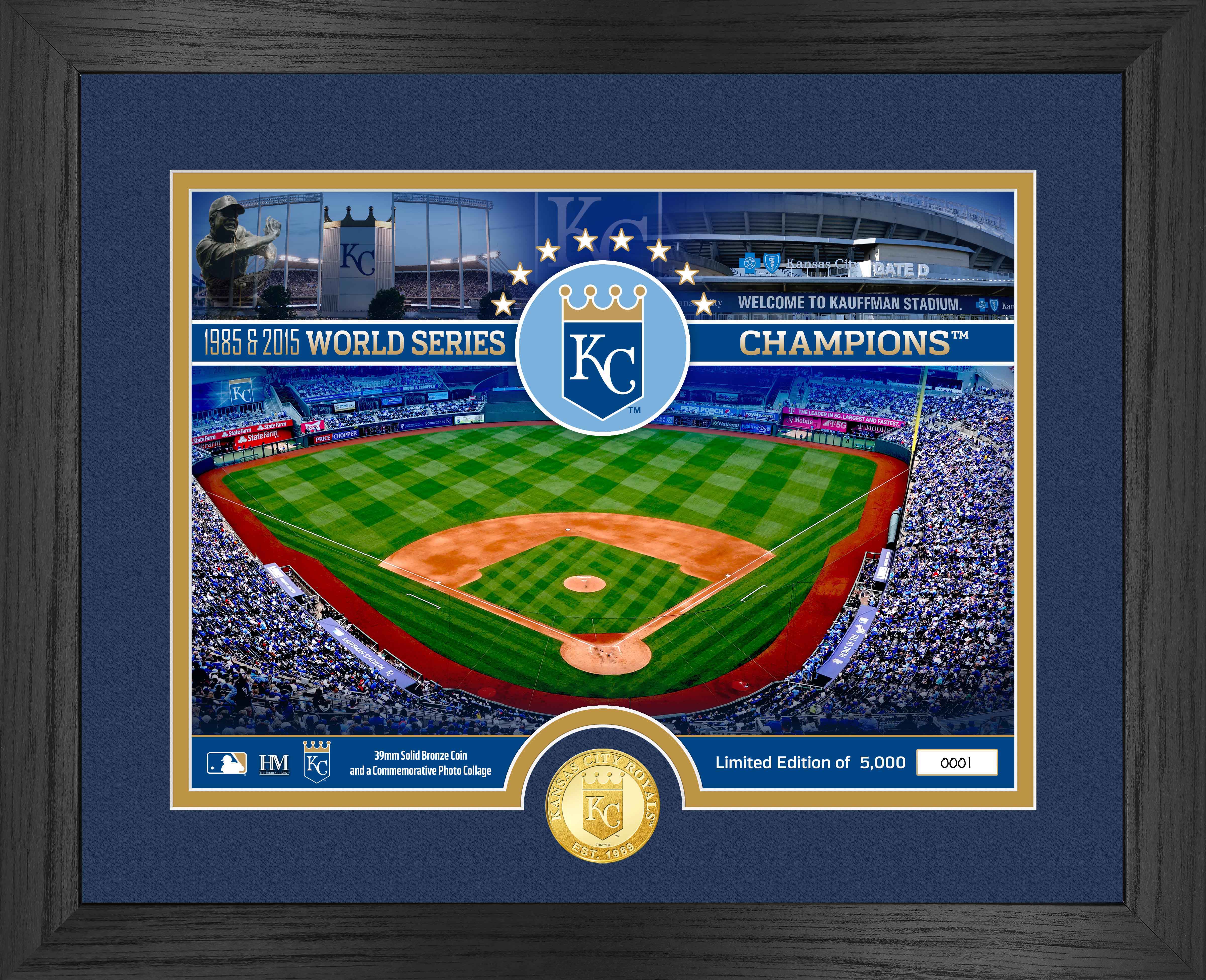 Kansas City Royals Bronze Coin Stadium Photo Mint