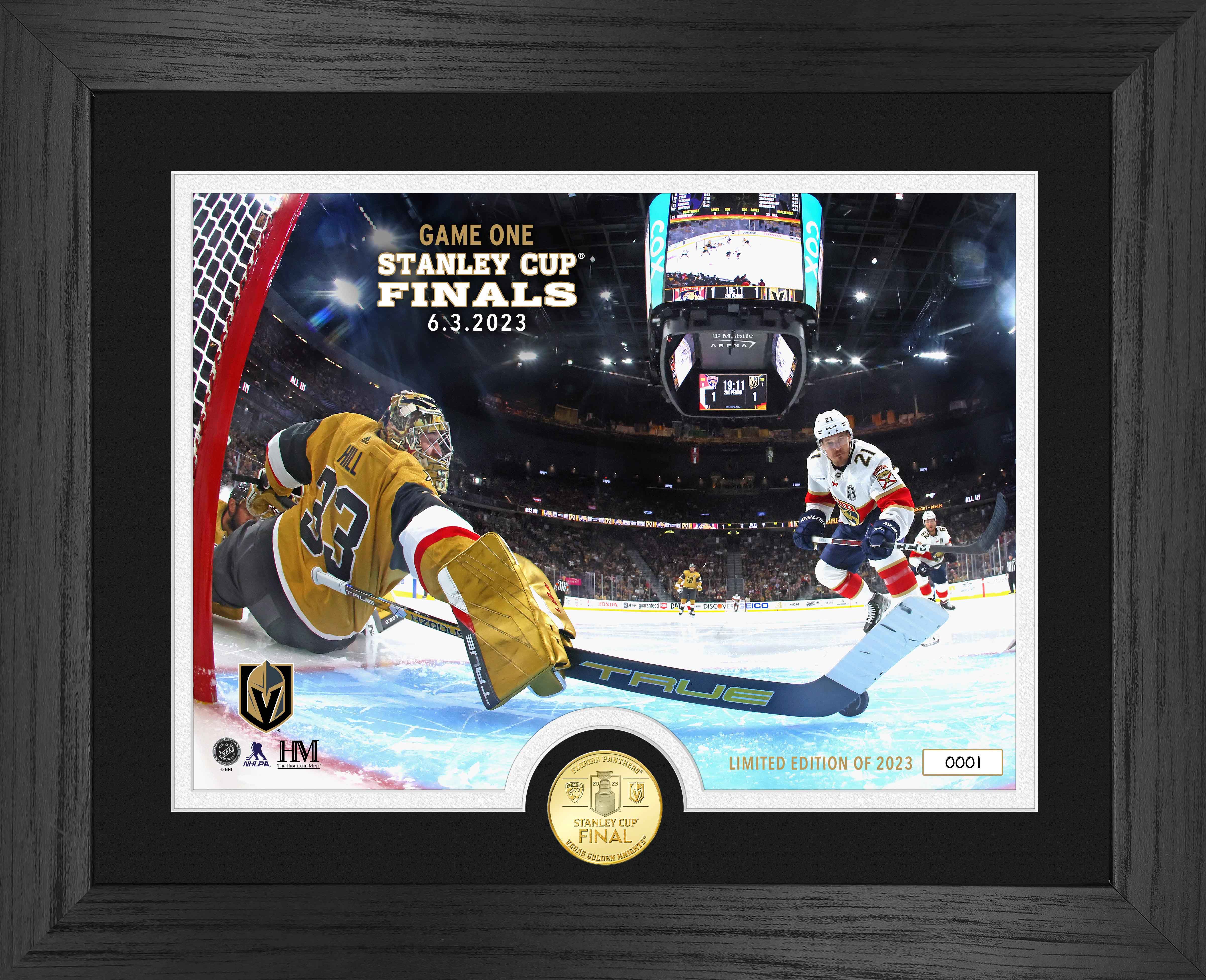 Adin Hill 2023 NHL Stanley Cup Final Save Bronze Coin  Photo Mint