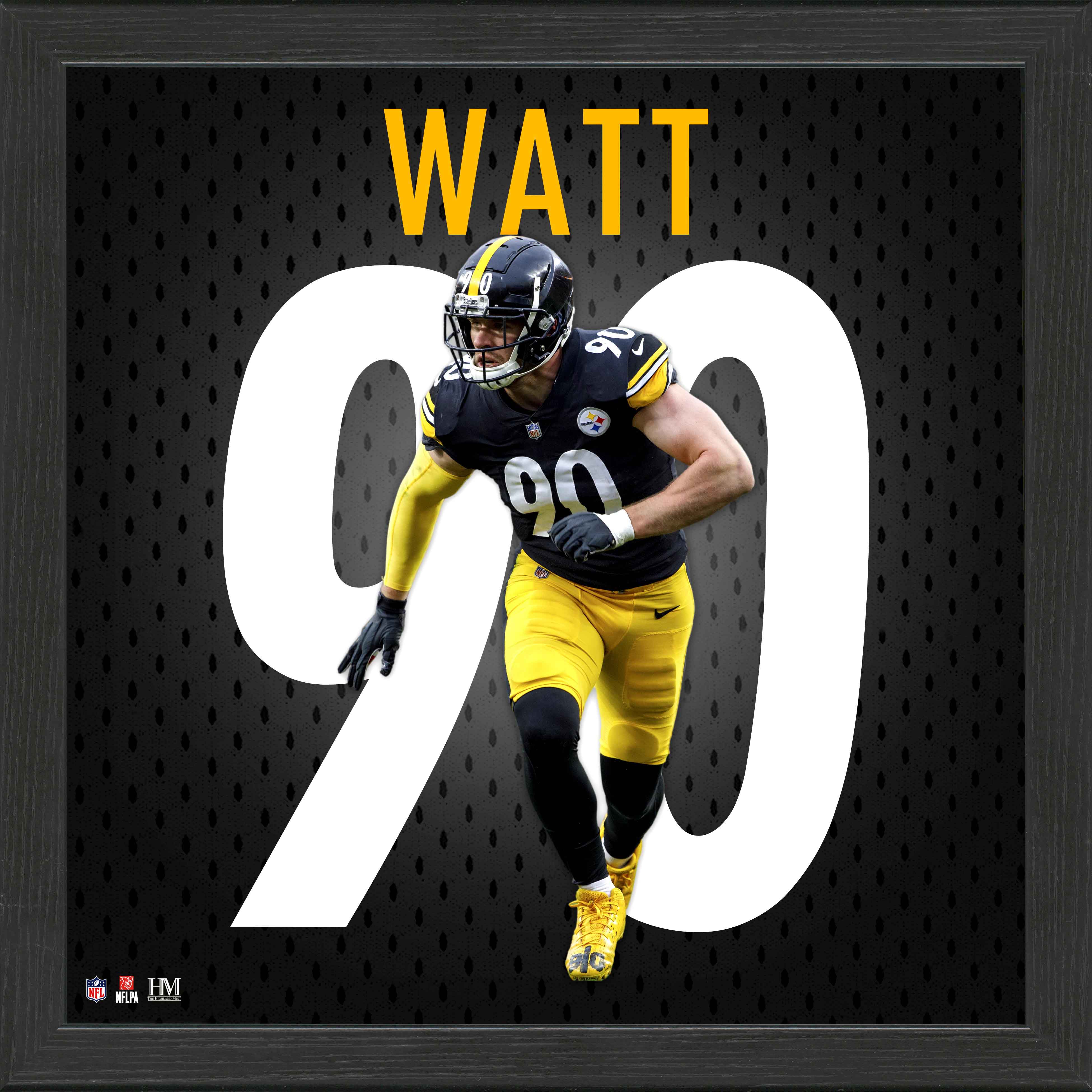 TJ Watt NFL Impact Jersey Frame