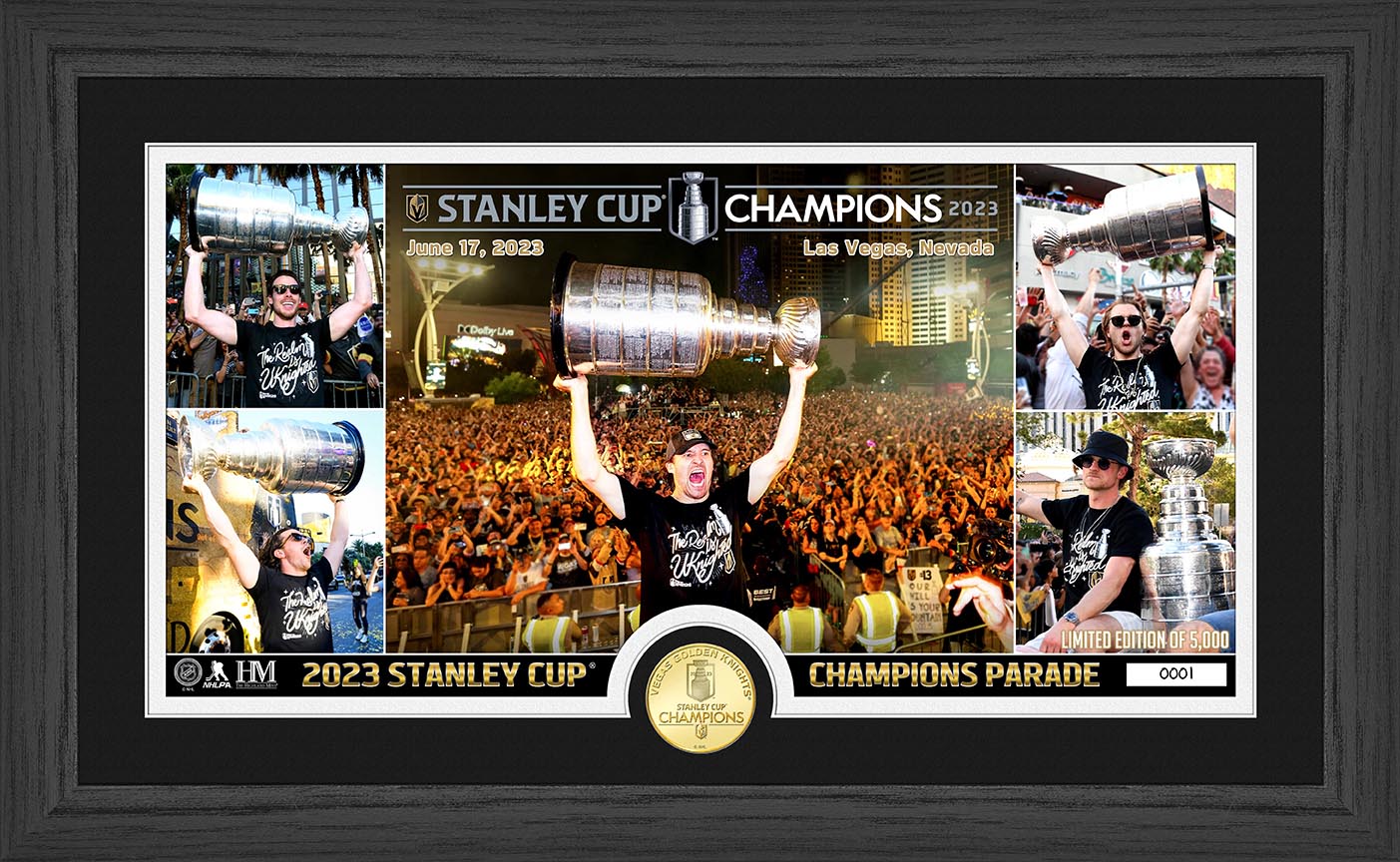 Vegas Golden Knights 2023 NHL Stanley Cup Champions Parade Photo Mint