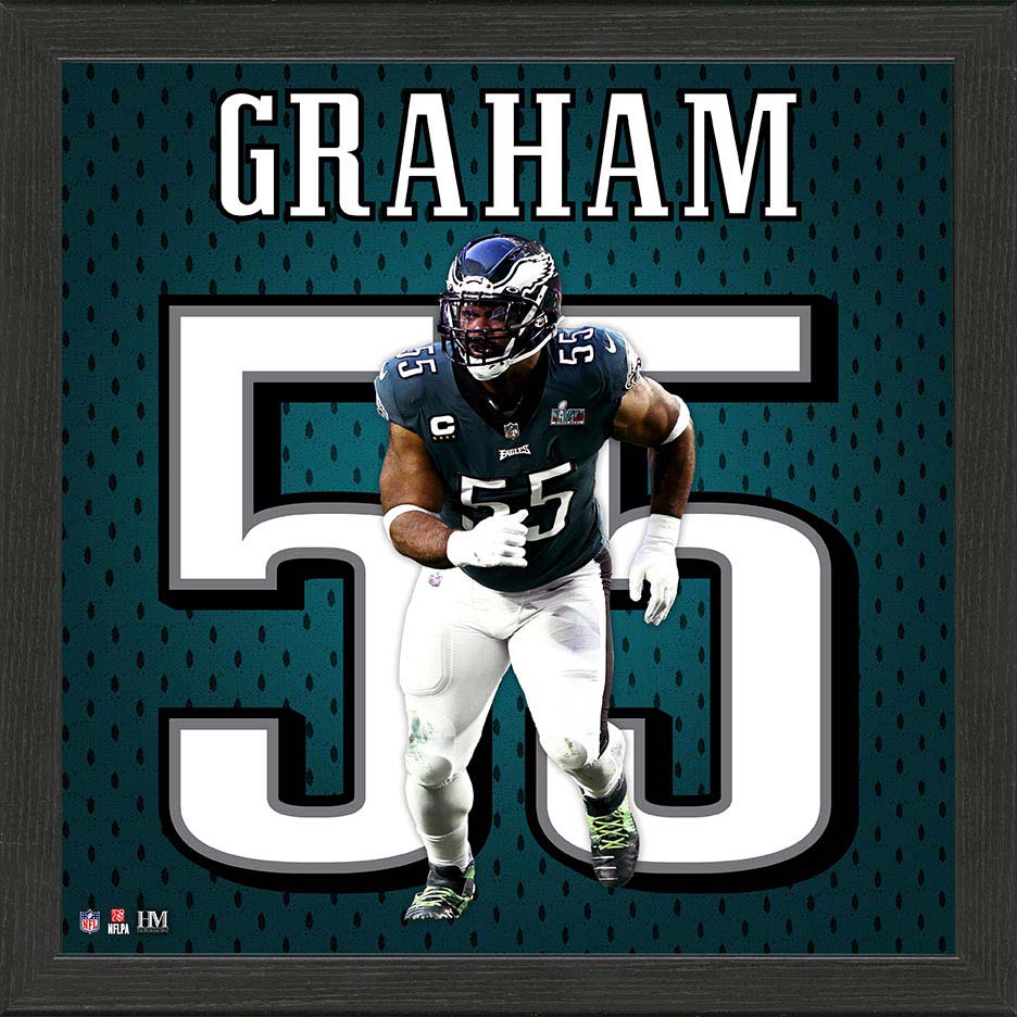 Brandon Graham  NFL Impact Jersey Frame