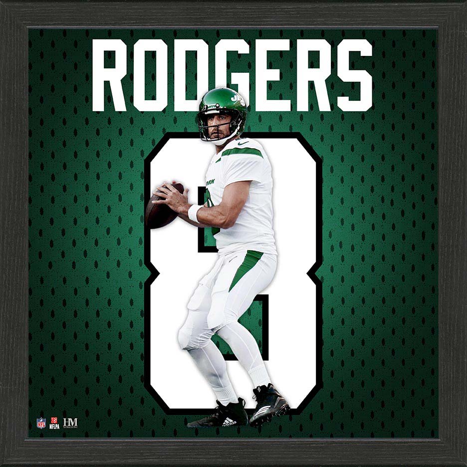 Aaron Rodgers Impact Jersey Frame