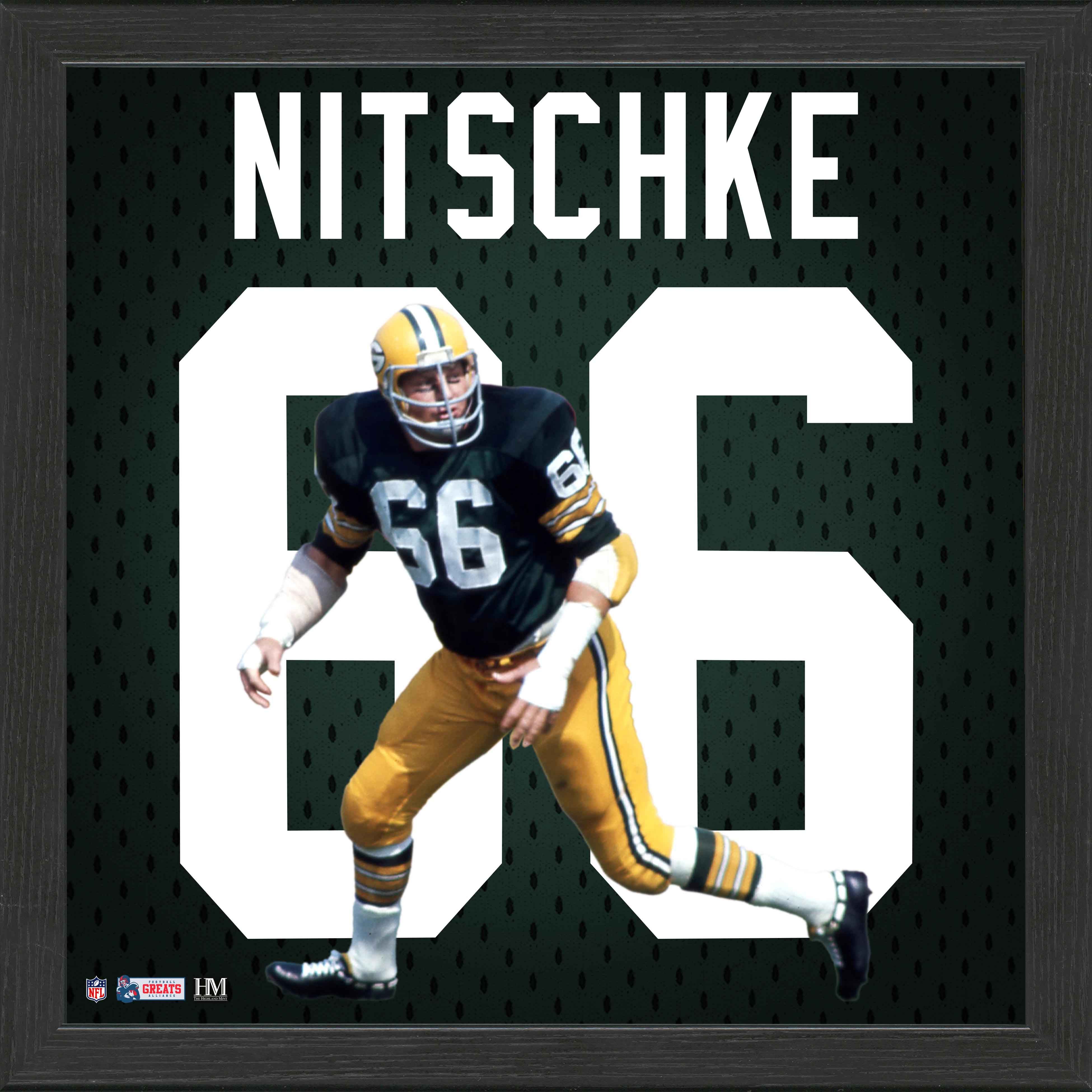 Ray Nitschke Green Bay Packers IMPACT Jersey Frame