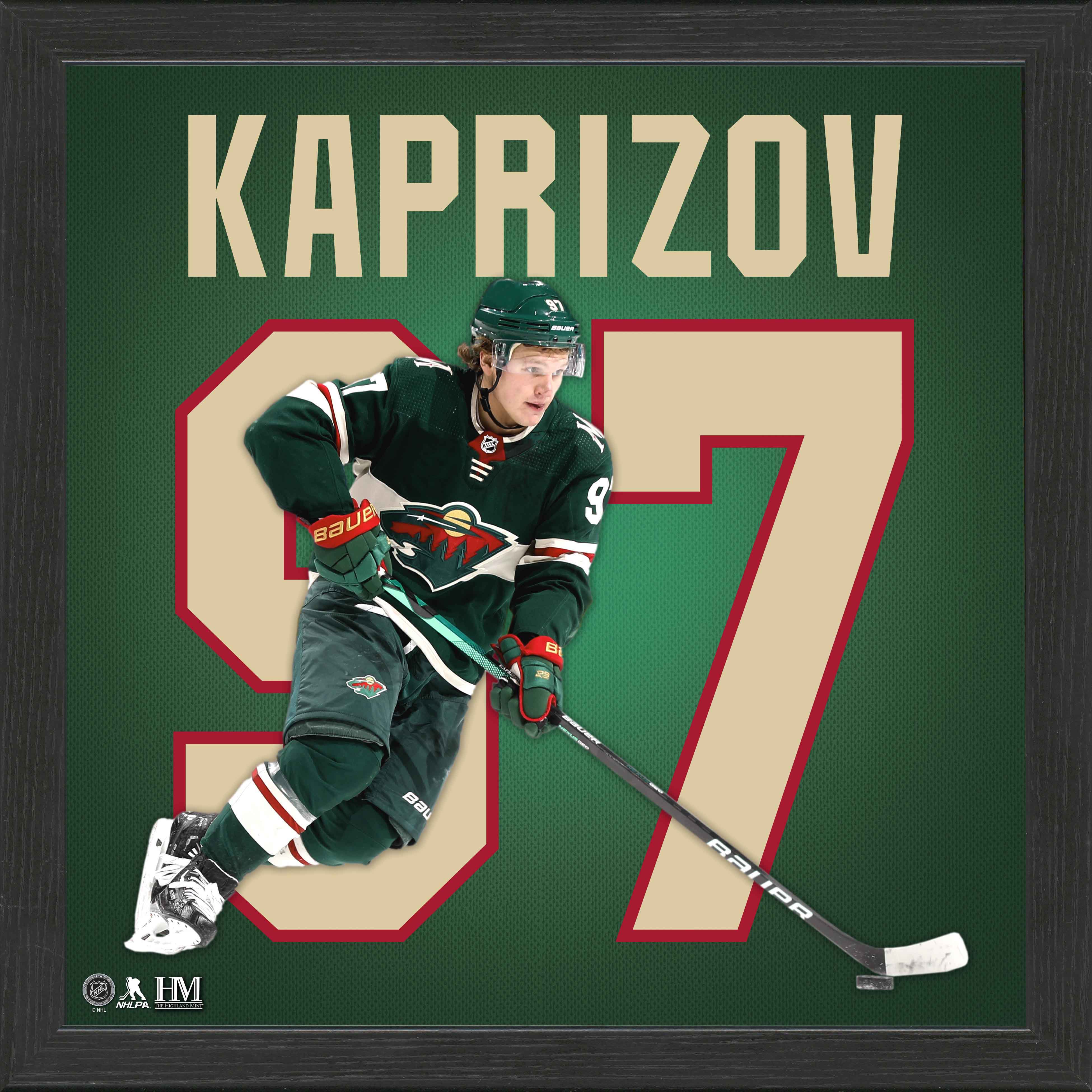 Kirill Kaprizov Impact Jersey Frame